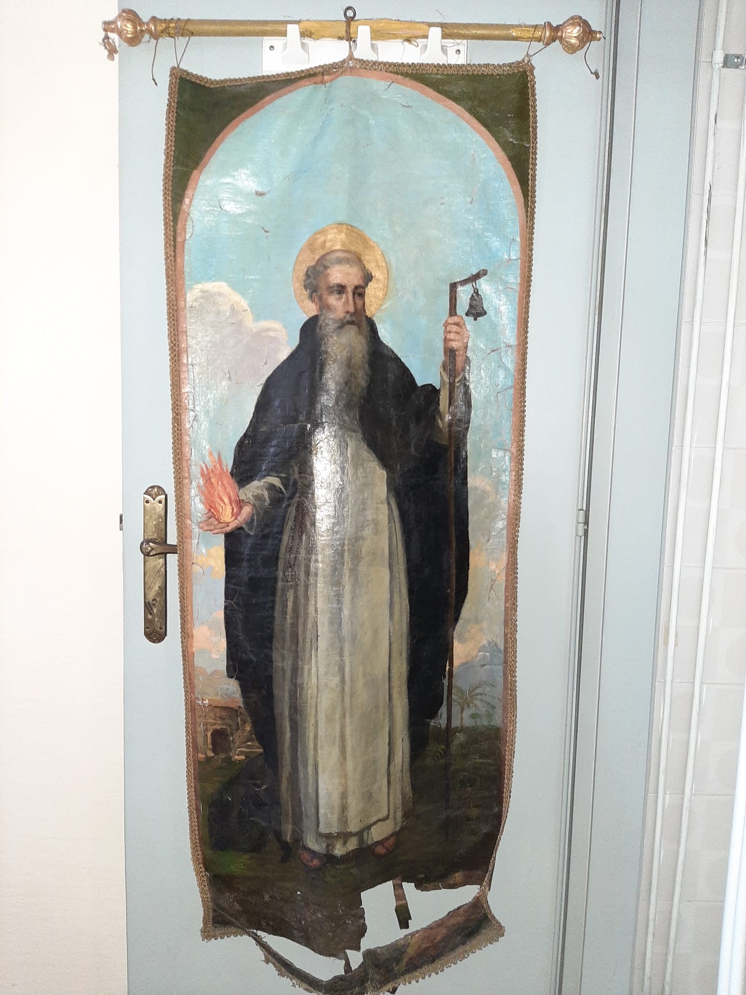 stendardo processionale - ambito veneto (XIX)