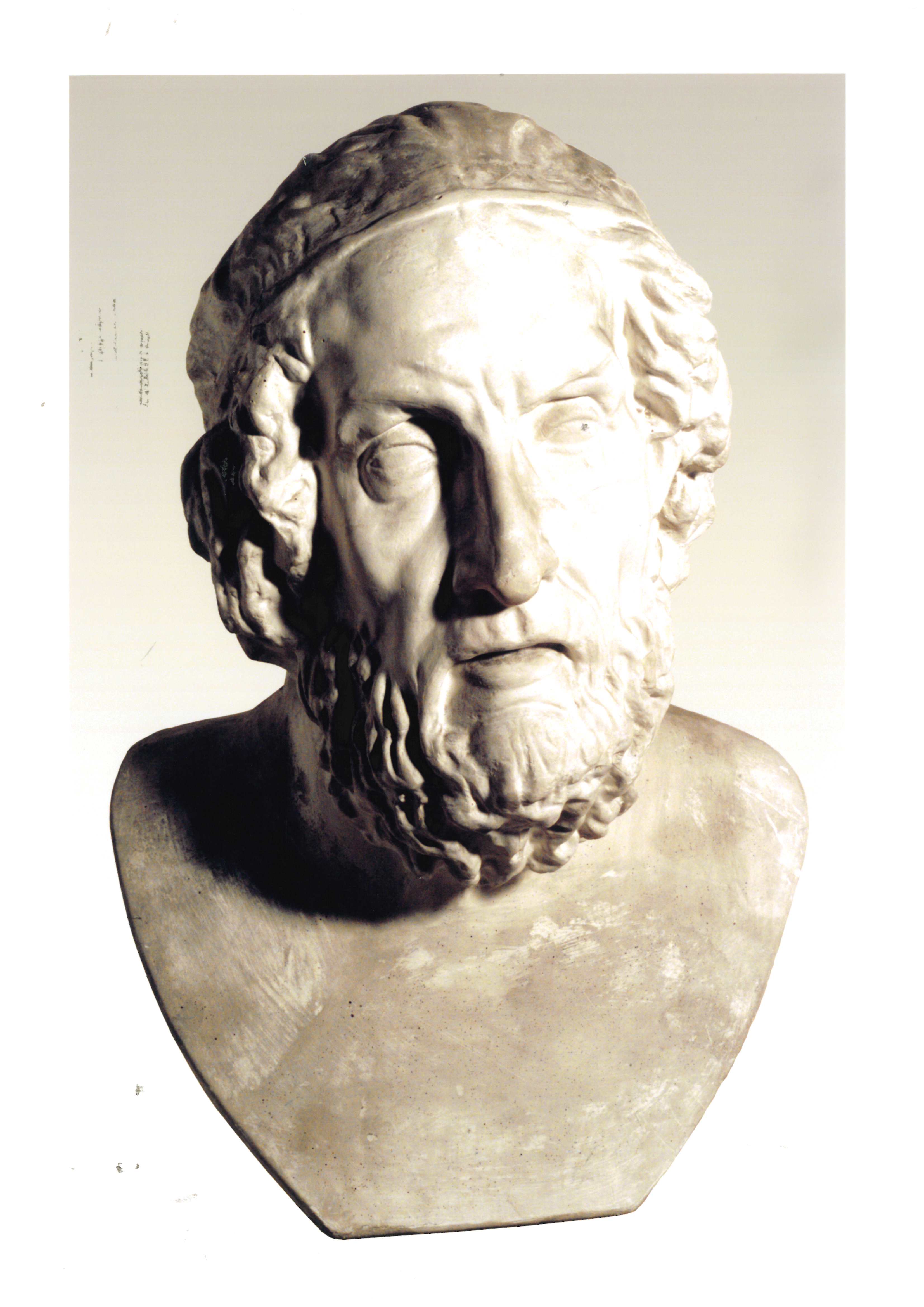 Testa di Omero, Scultura (scultura/copia, opera isolata) - ambito italiano (primo quarto XX)