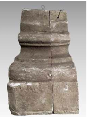 Base di colonna dorica (scultura/copia, opera isolata) - ambito italiano (primo quarto XX)