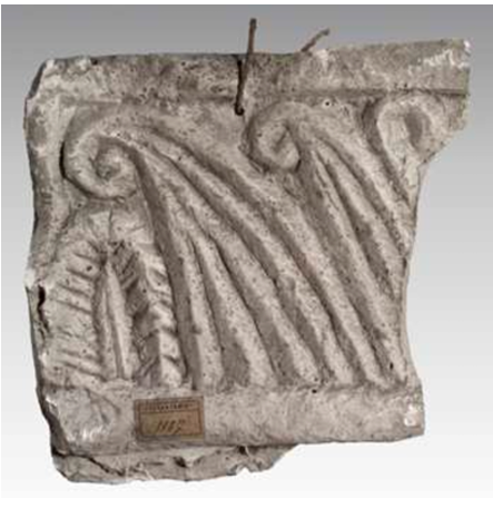 Bassorilievo con decorazione vegetale, Bassorilievo decorativo (scultura/copia, opera isolata) - ambito italiano (primo quarto XX)