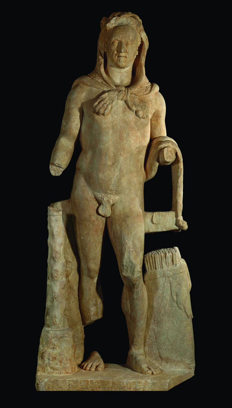 statua con le fattezze di Ercole (statua/ maschile, statua-ritratto) (terzo quarto SECOLI/ III)
