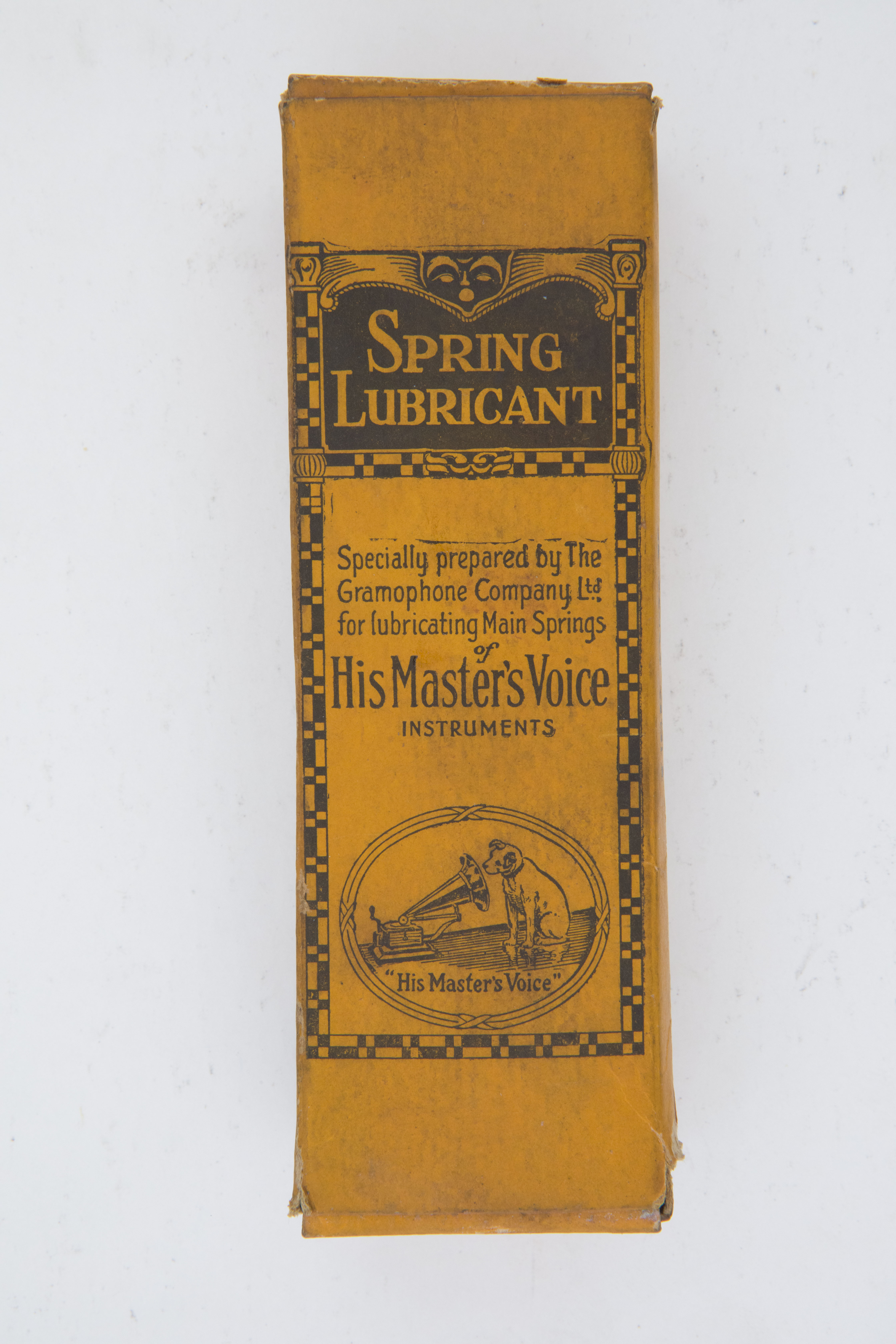 scatola per olio lubrificante di The Gramophone Co. Ltd (prima metà XX)