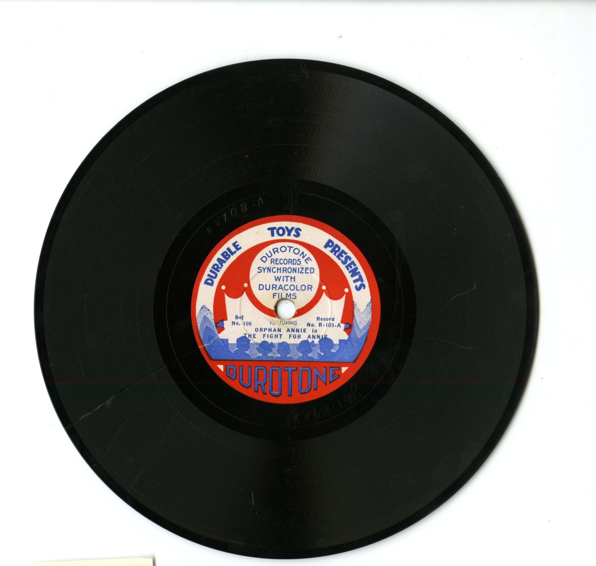 disco fonografico di Durable Toy & Novelty Corp (prima metà XX)