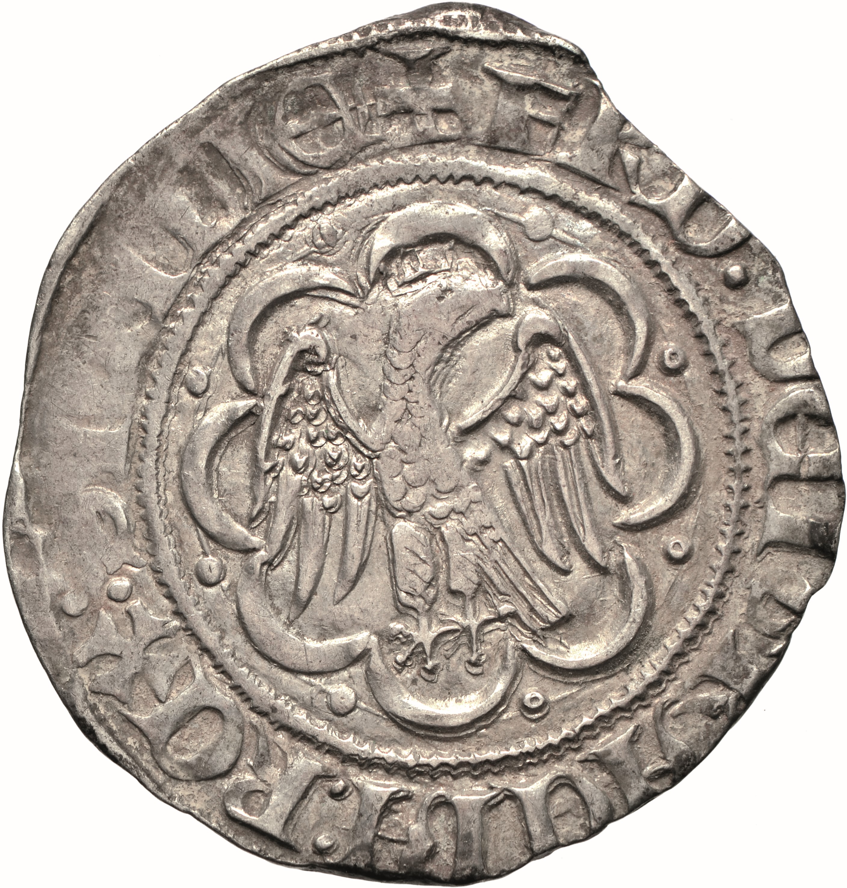 moneta - Pierreale o Carlino (SECOLI/ XIV)