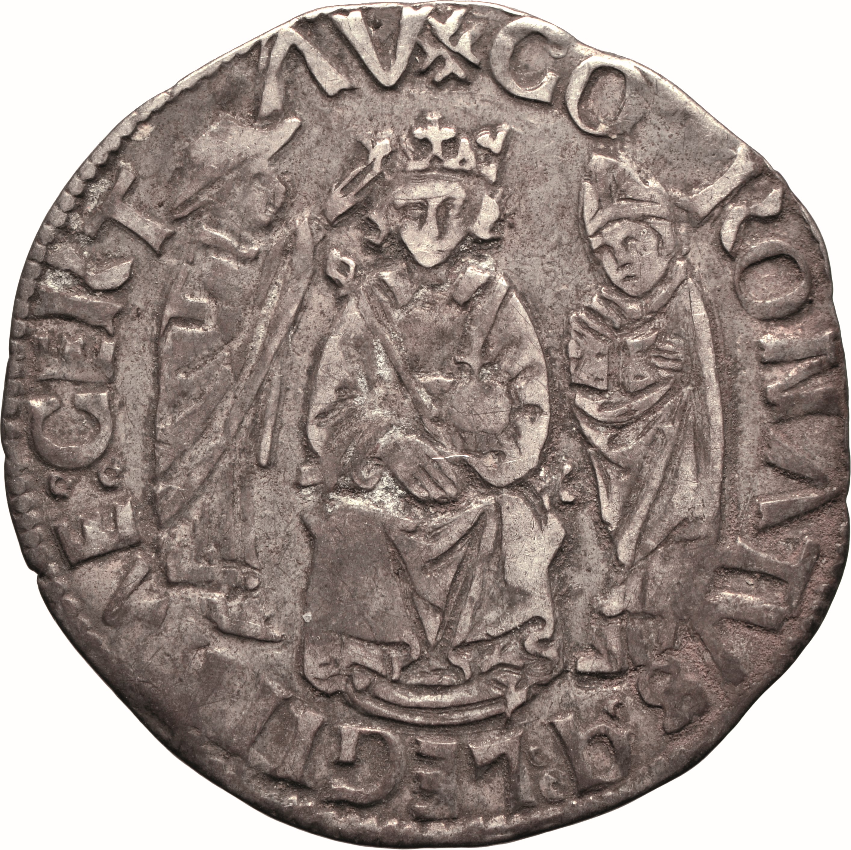 moneta - Carlino nuovo (o Coronato) (SECOLI/ XV)