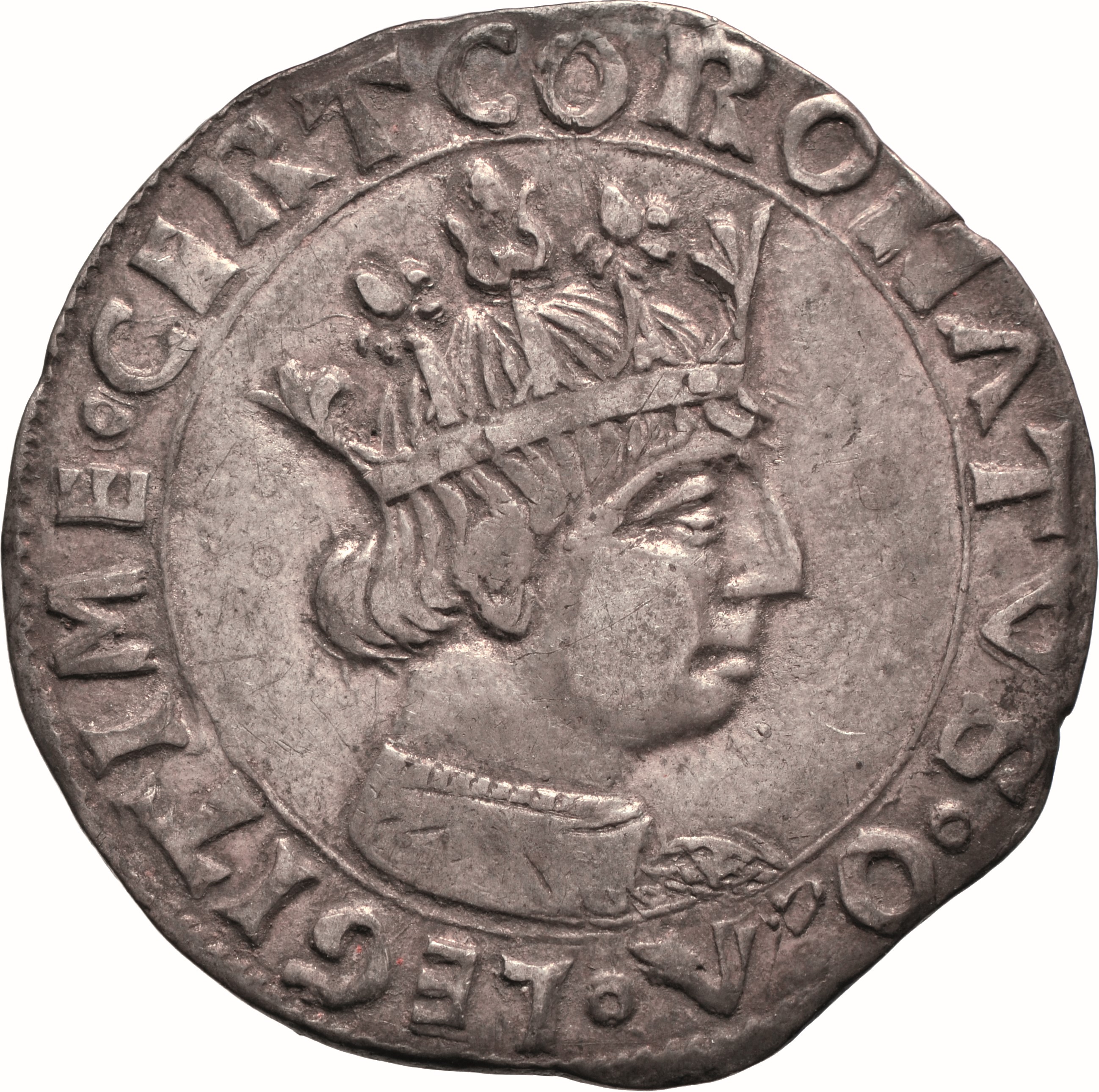 moneta - Carlino nuovo (o Coronato) (SECOLI/ XV)