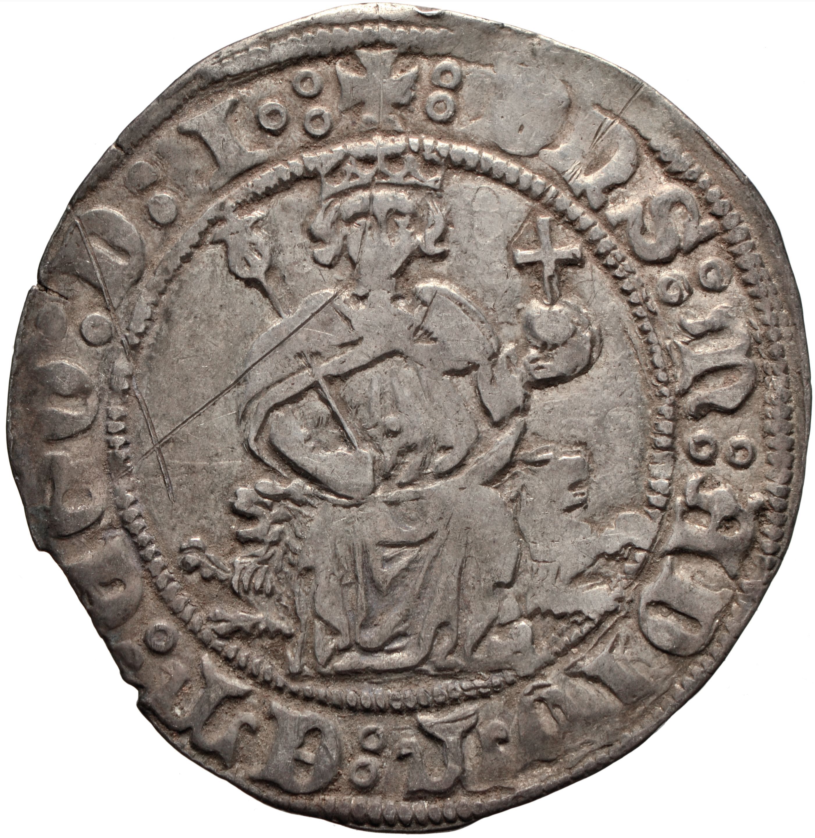 moneta - Carlino (metà SECOLI/ XV)