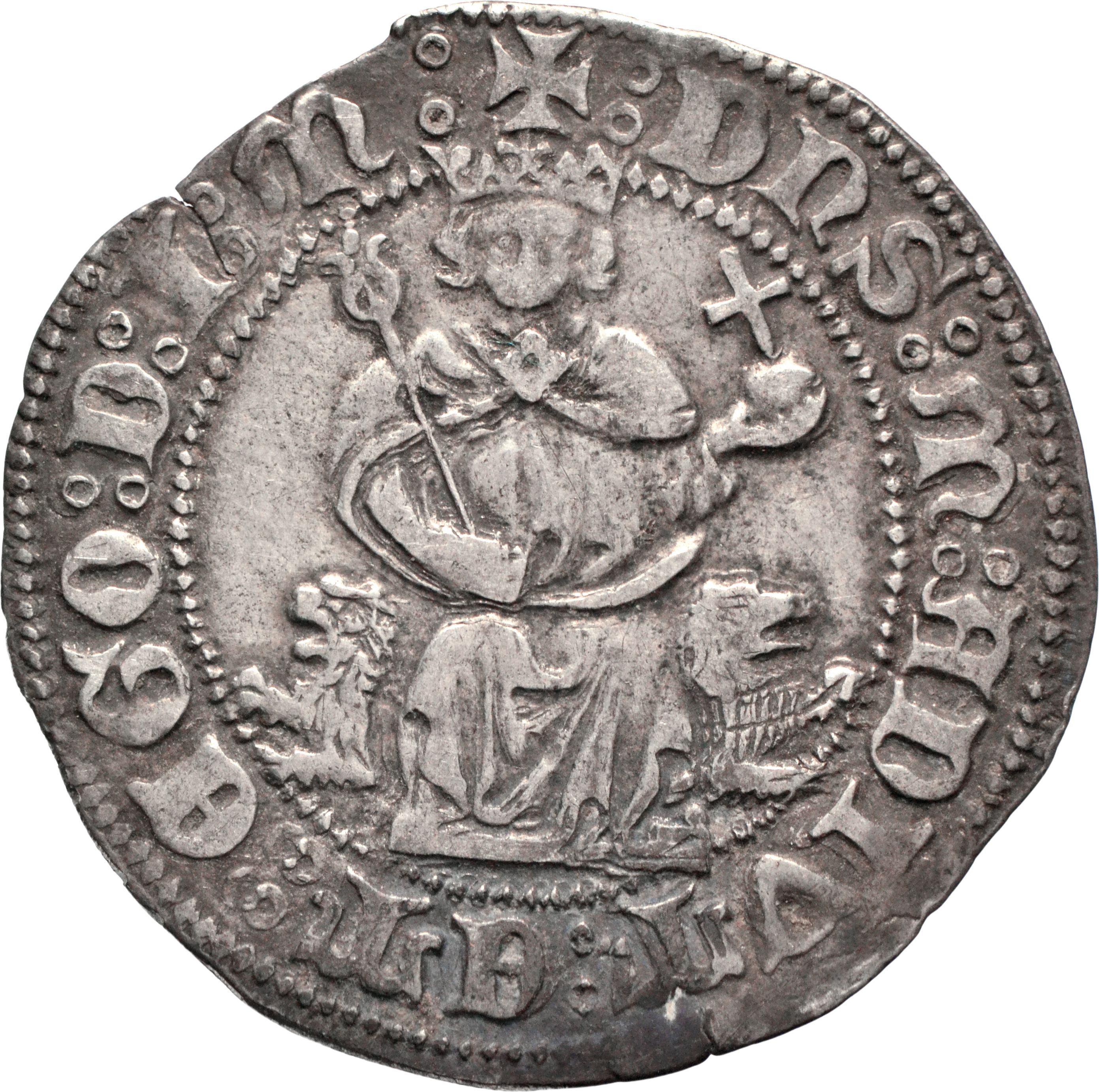 moneta - Carlino (metà SECOLI/ XV)