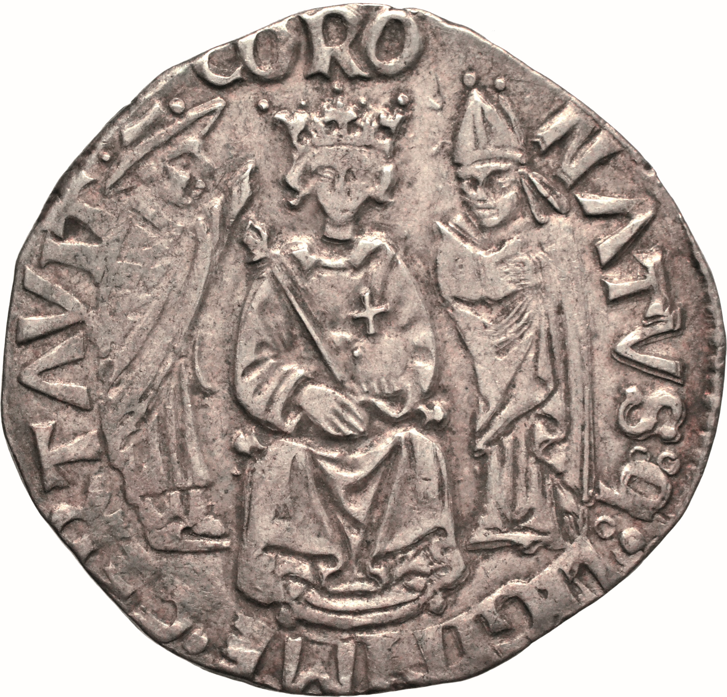 moneta - Carlino nuovo (o Coronato) (SECOLI/ XV)