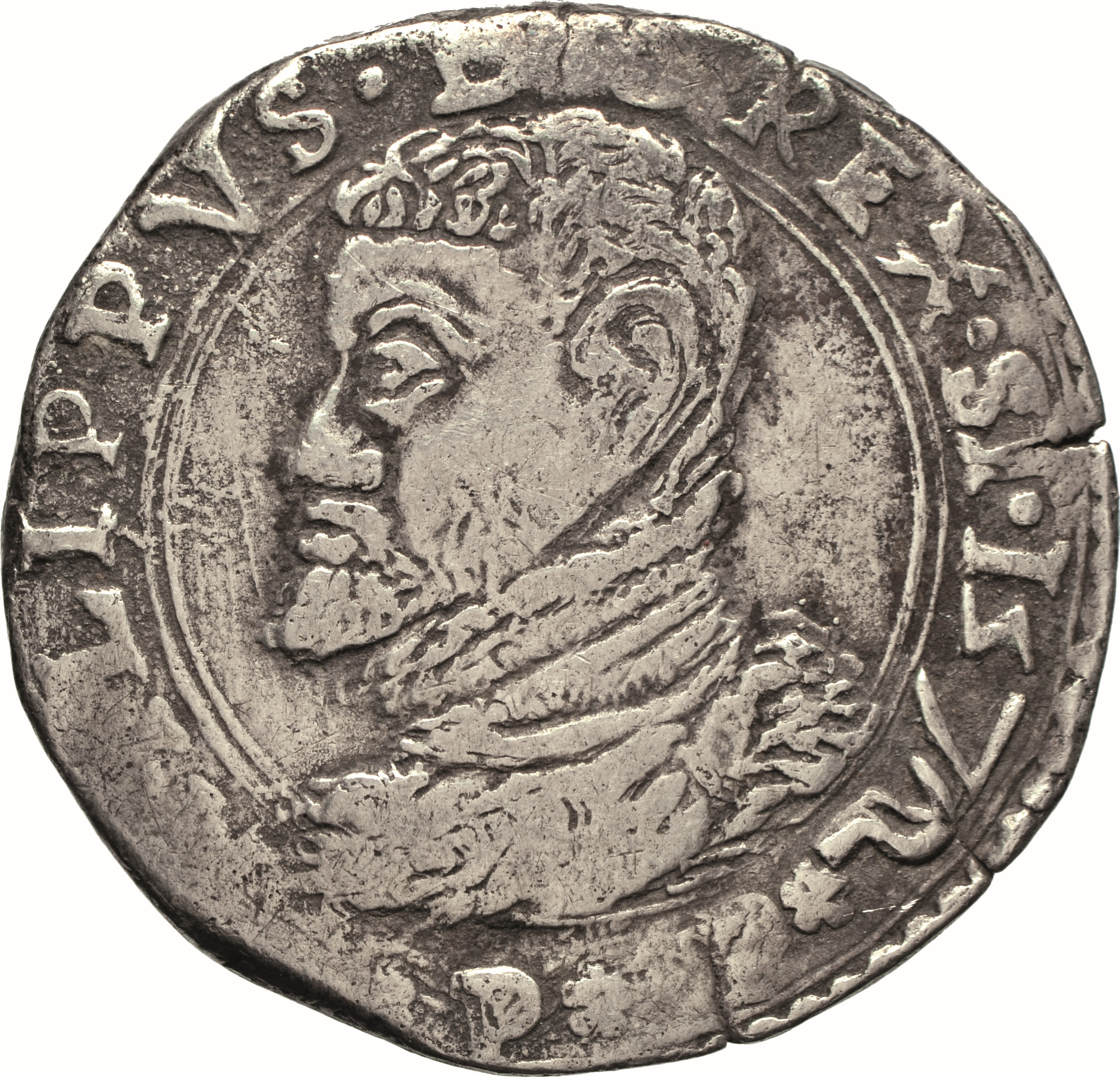 moneta - Mezzo Scudo da 5 Tarì (SECOLI/ XVI)