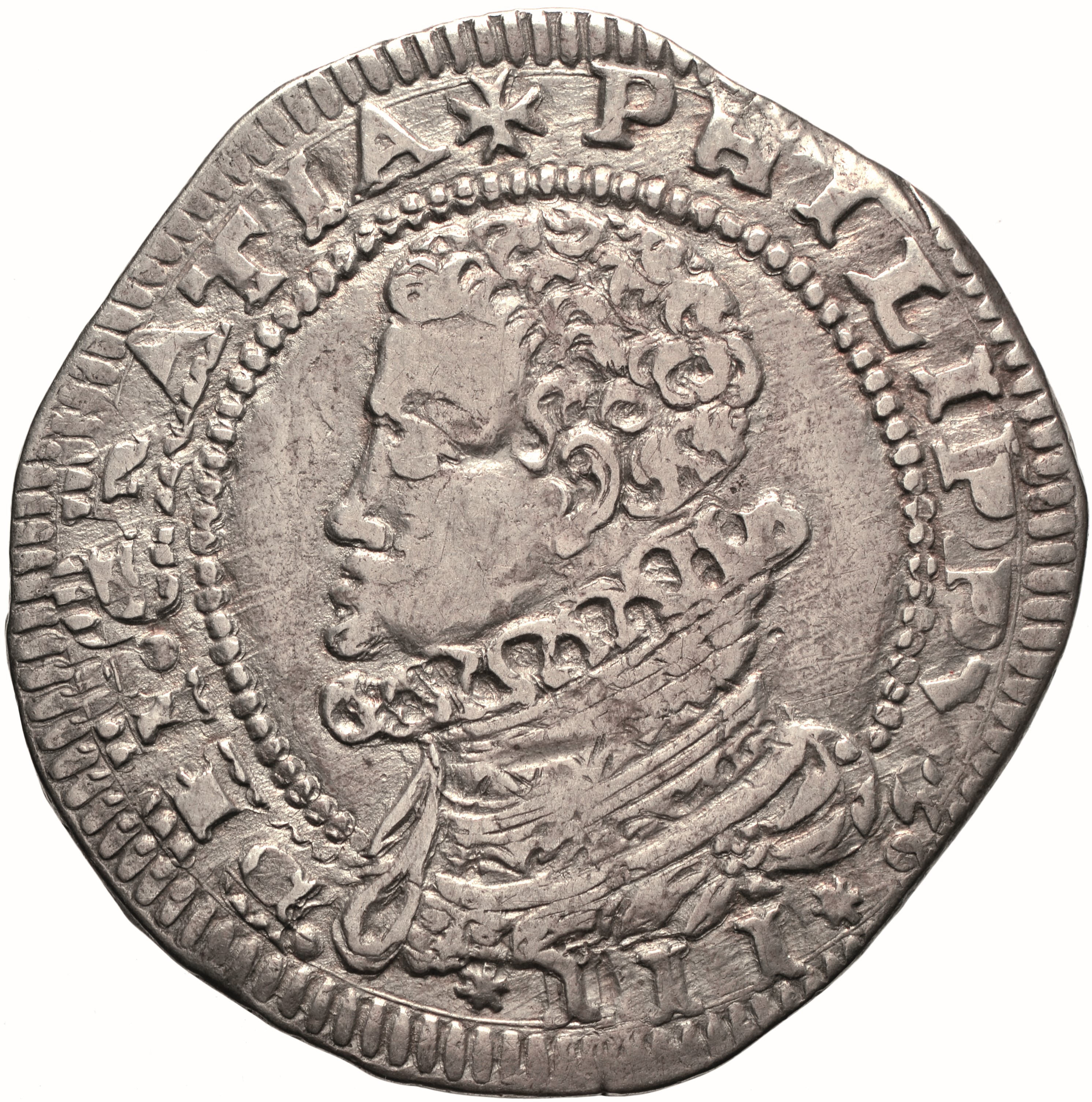 moneta - Mezzo Scudo da 6 Tarì (SECOLI/ XVII)