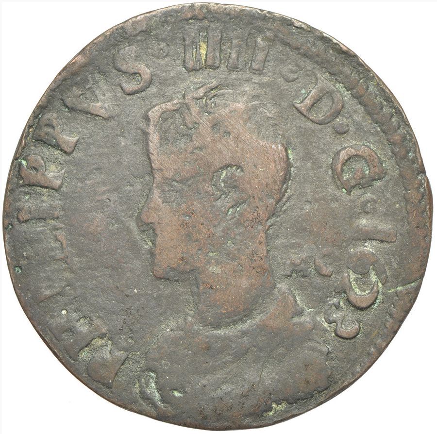 moneta - Pubblica da 2 Grana (primo quarto SECOLI/ XVII)