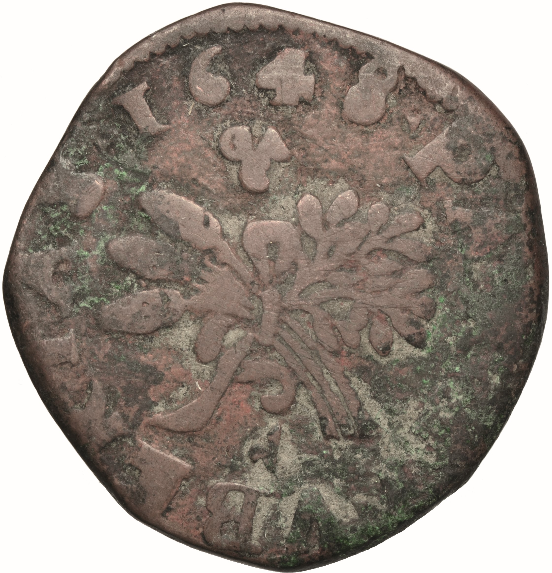 moneta - Pubblica da 3 Tornesi (SECOLI/ XVII)