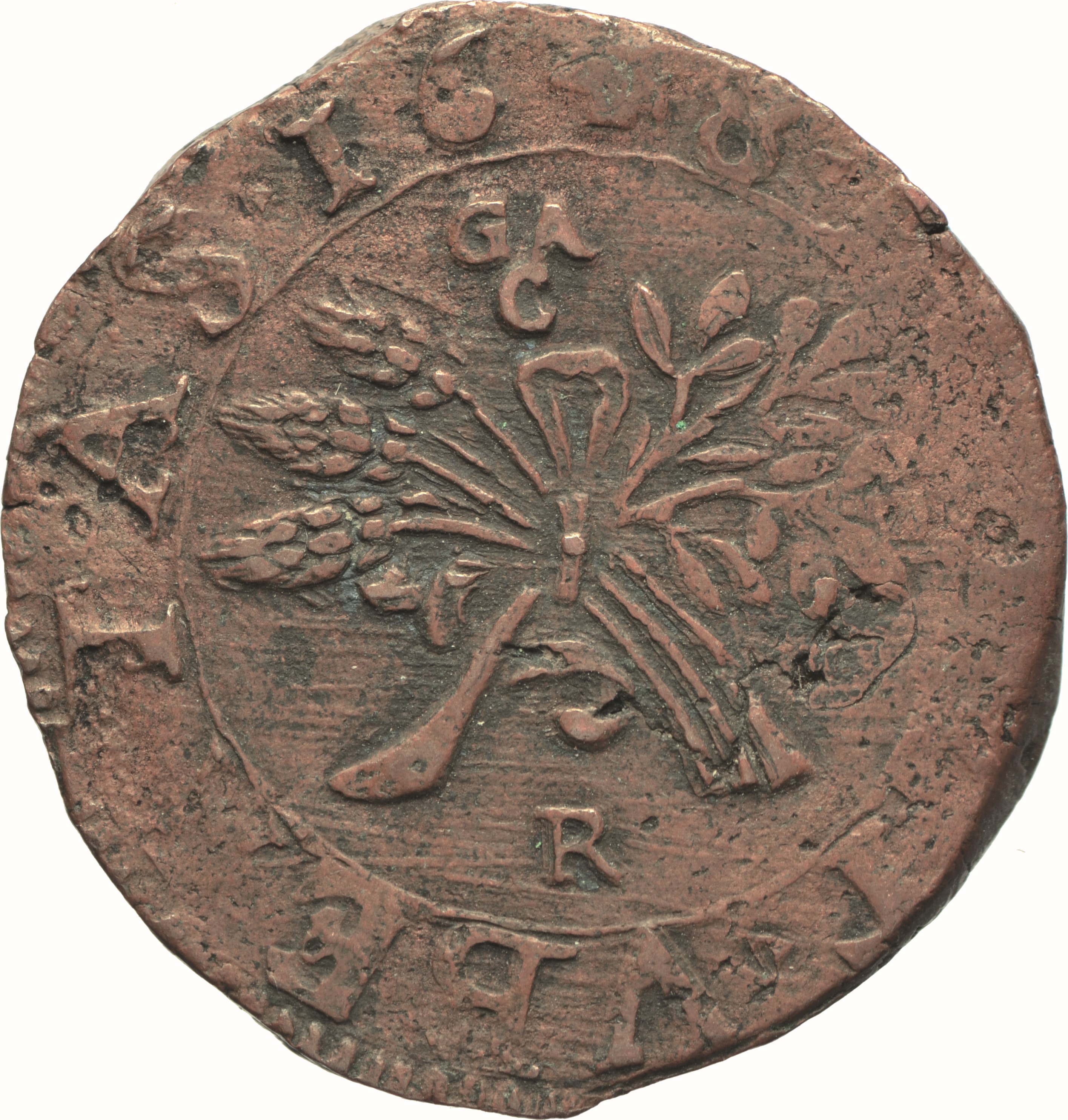 moneta - Pubblica da 3 Tornesi (SECOLI/ XVII)