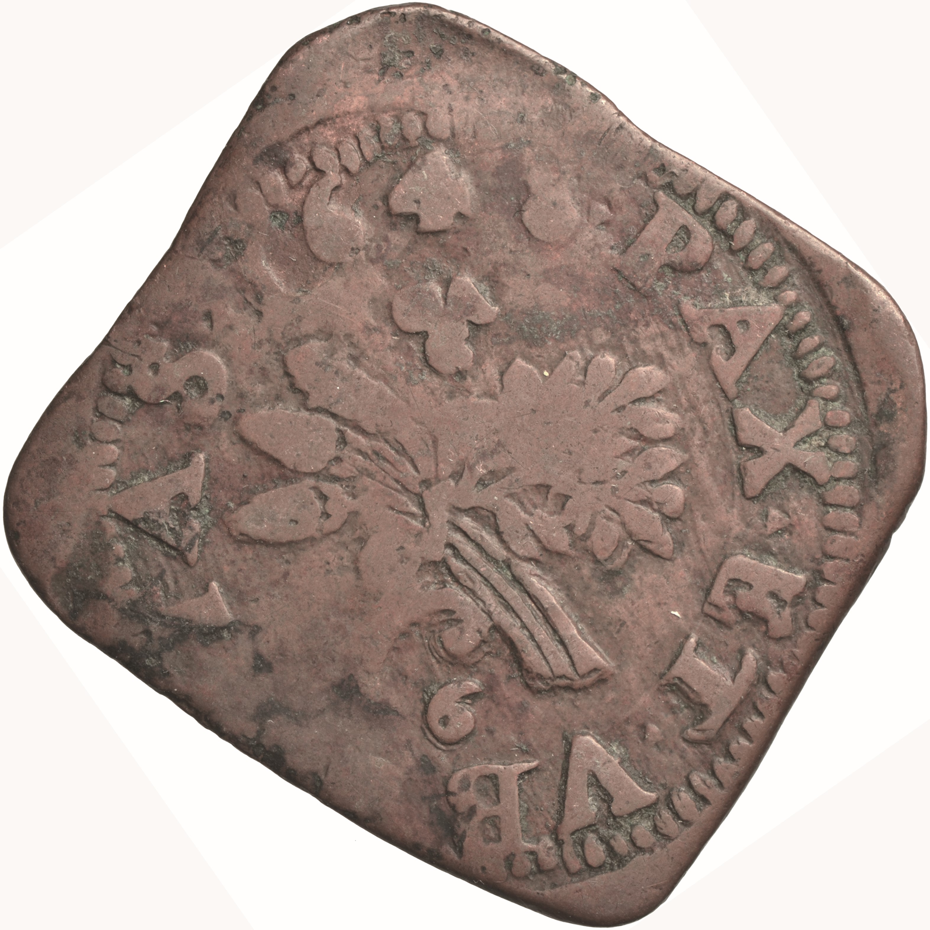 moneta - Pubblica da 3 Tornesi (SECOLI/ XVII)