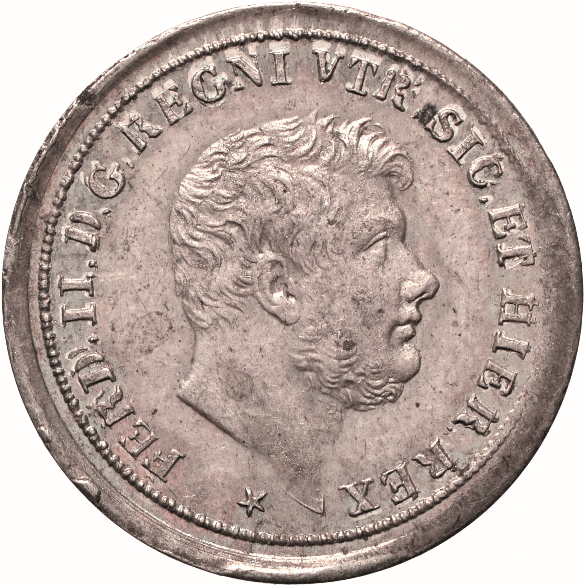 moneta - Mezzo Carlino da 5 Grana (SECOLI/ XIX)