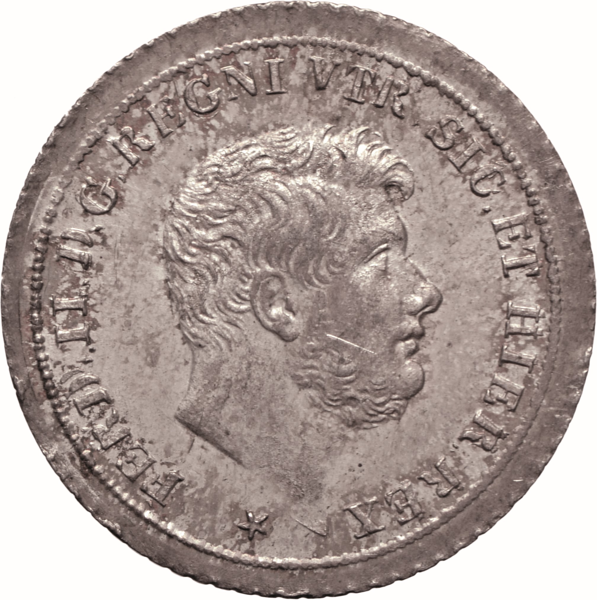 moneta - Mezzo Carlino da 5 Grana (SECOLI/ XIX)