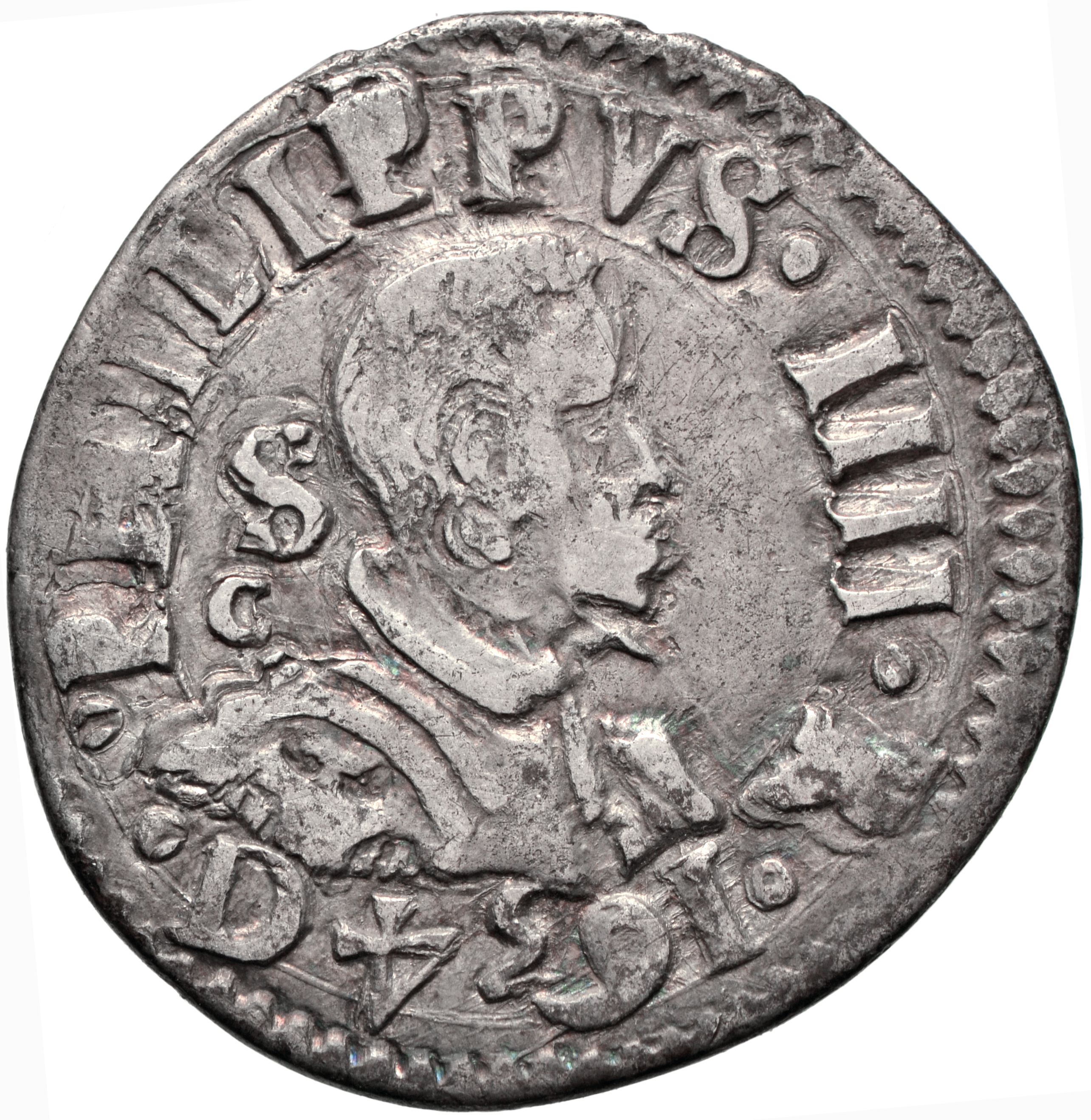 moneta - Carlino (anni trenta SECOLI/ XVII)