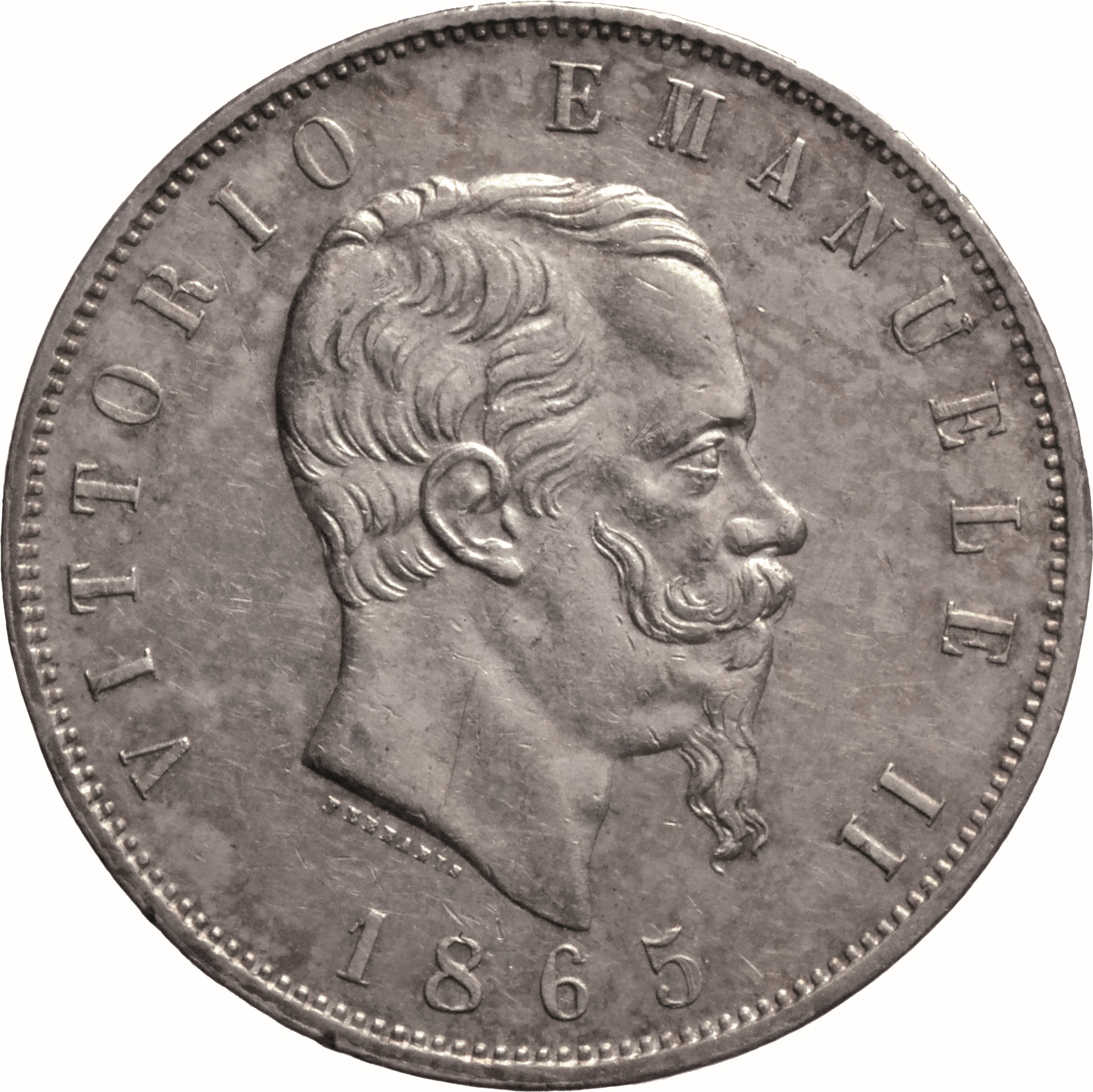 moneta - 5 Lire (SECOLI/ XIX)