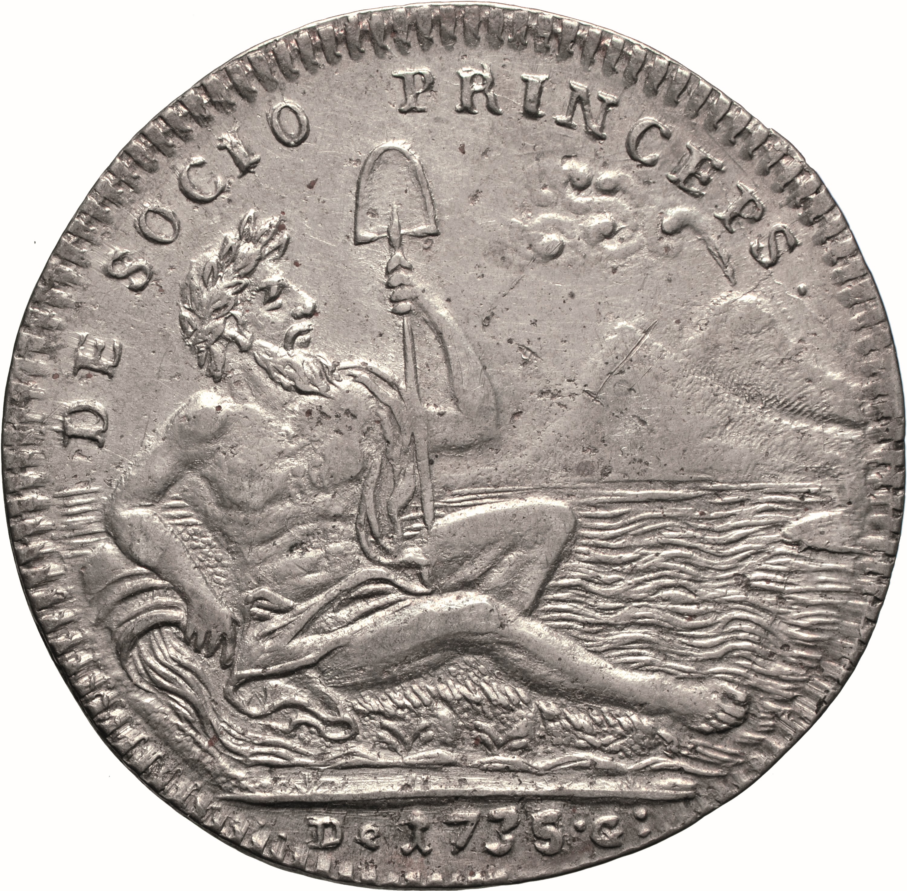 moneta - Mezza Piastra da 60 Grana (SECOLI/ XVIII)