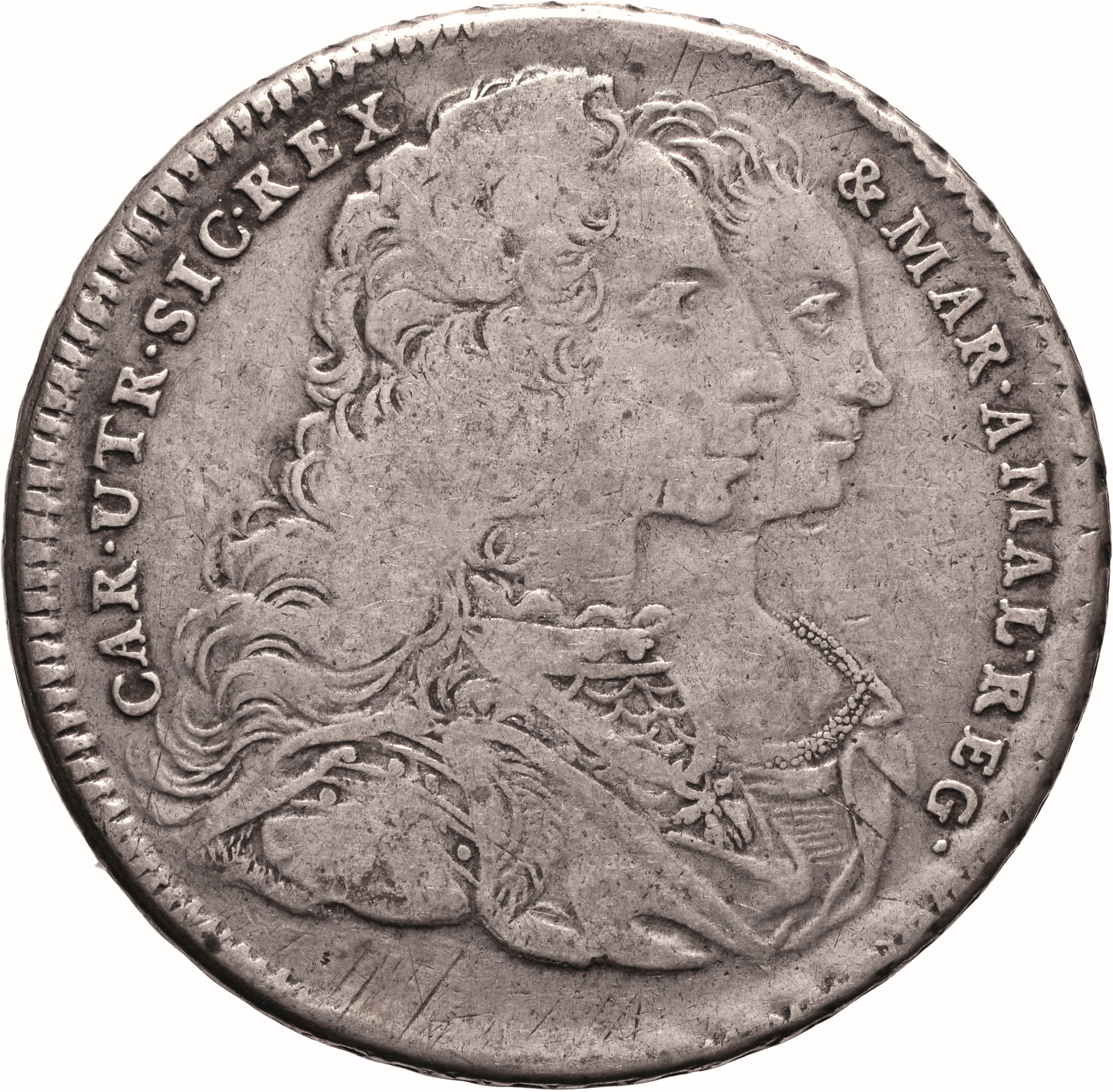 moneta - Piastra da 120 Grana (SECOLI/ XVIII)