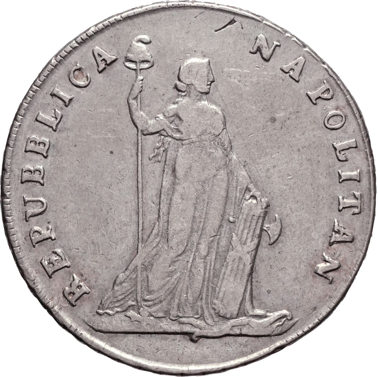 moneta - Piastra da 12 Carlini (anni novanta SECOLI/ XVIII)