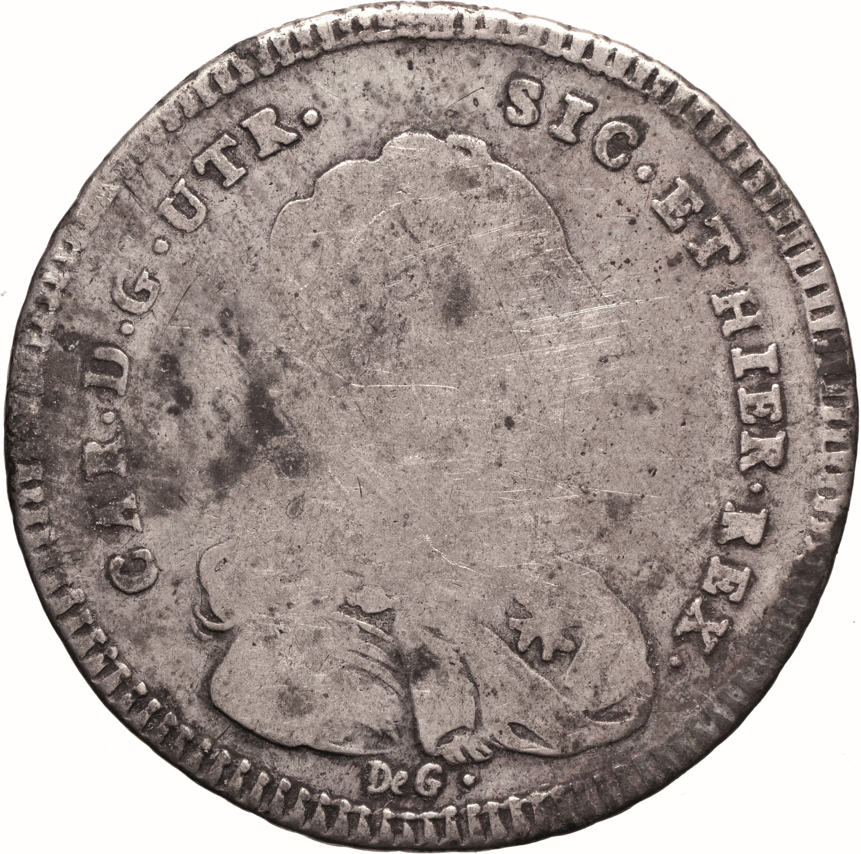 moneta - Mezza Piastra da 60 Grana (SECOLI/ XVIII)