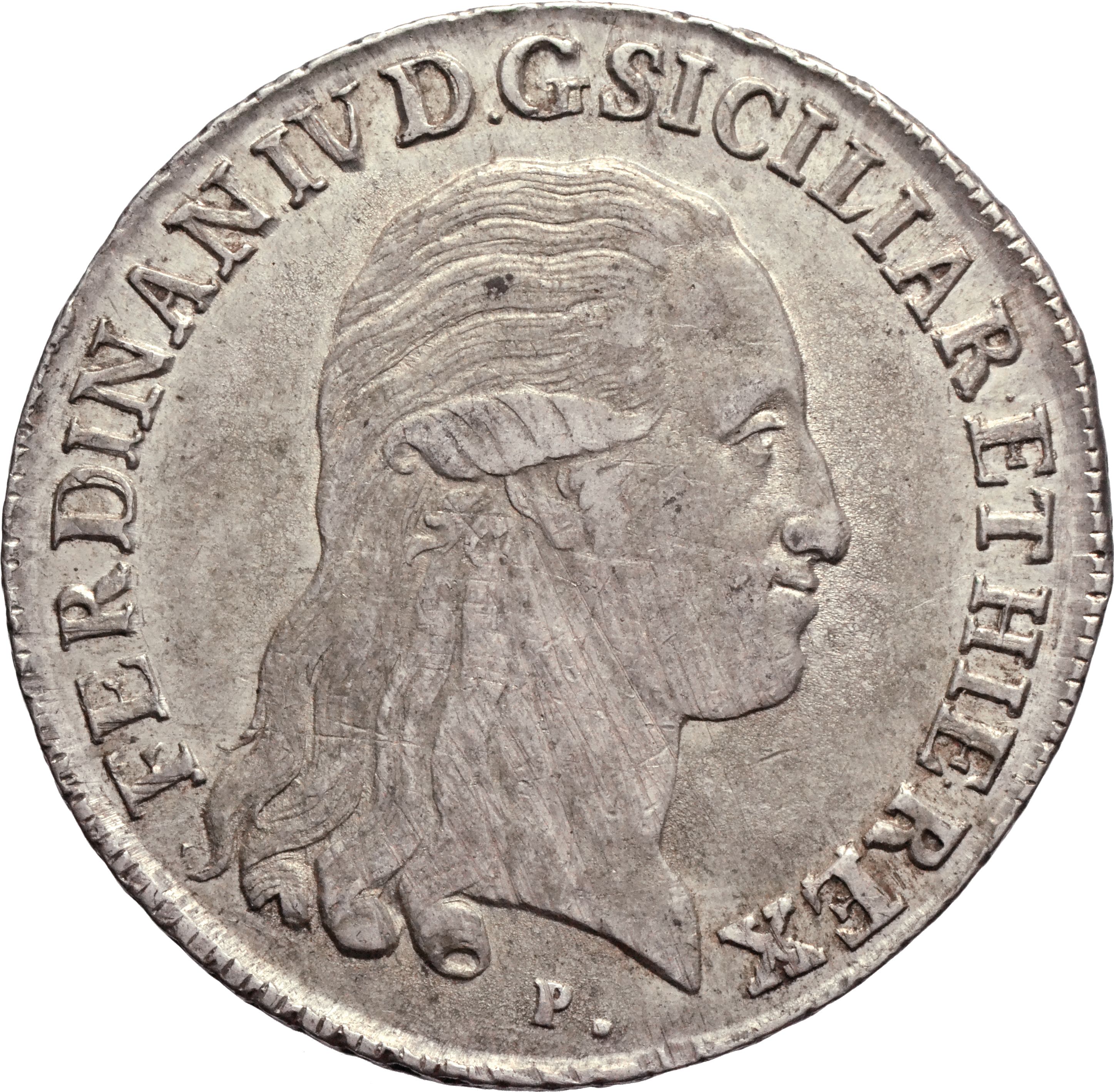 moneta - Piastra da 120 Grana (inizio SECOLI/ XIX)