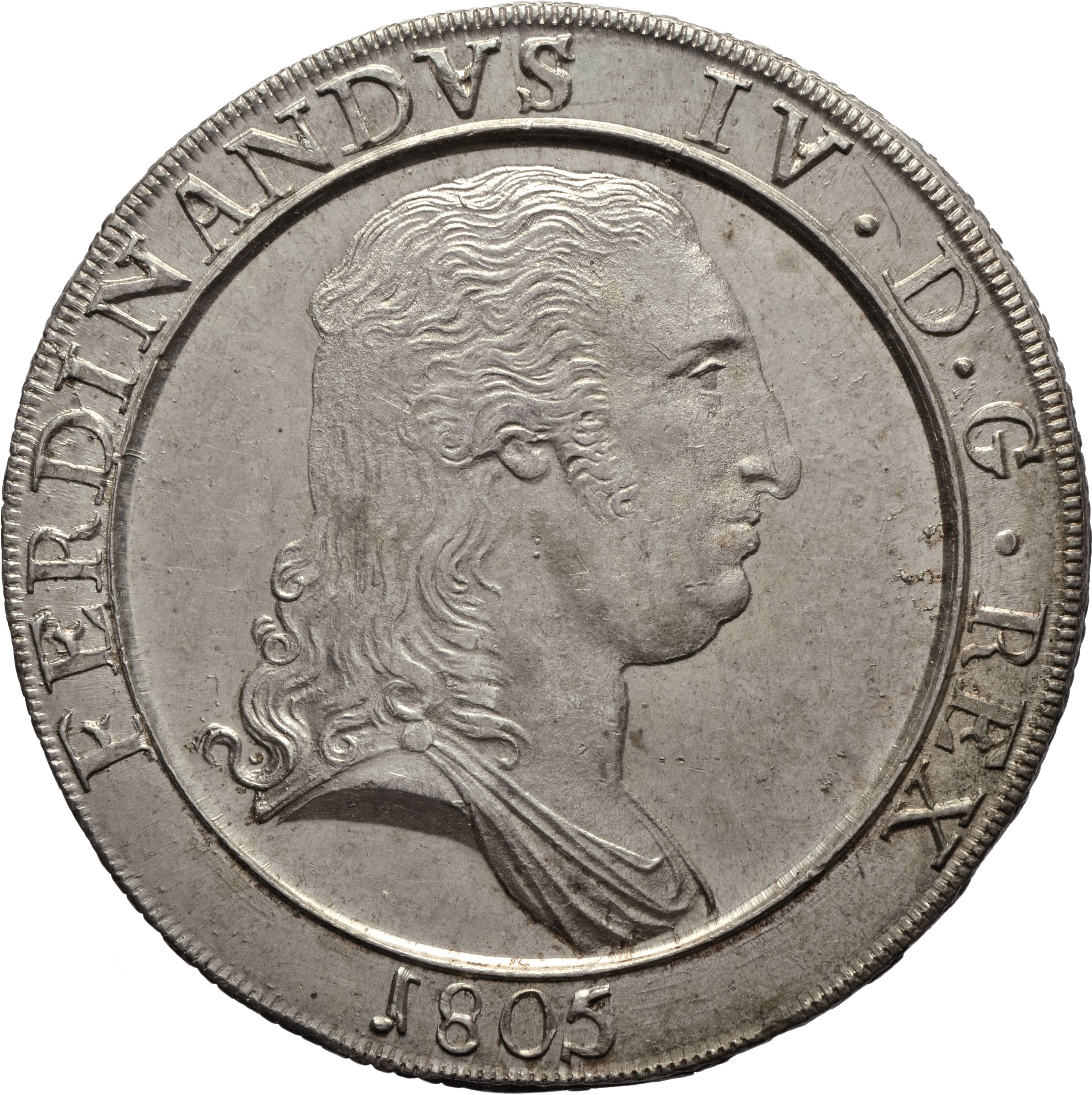 moneta - Piastra da 120 Grana (inizio SECOLI/ XIX)