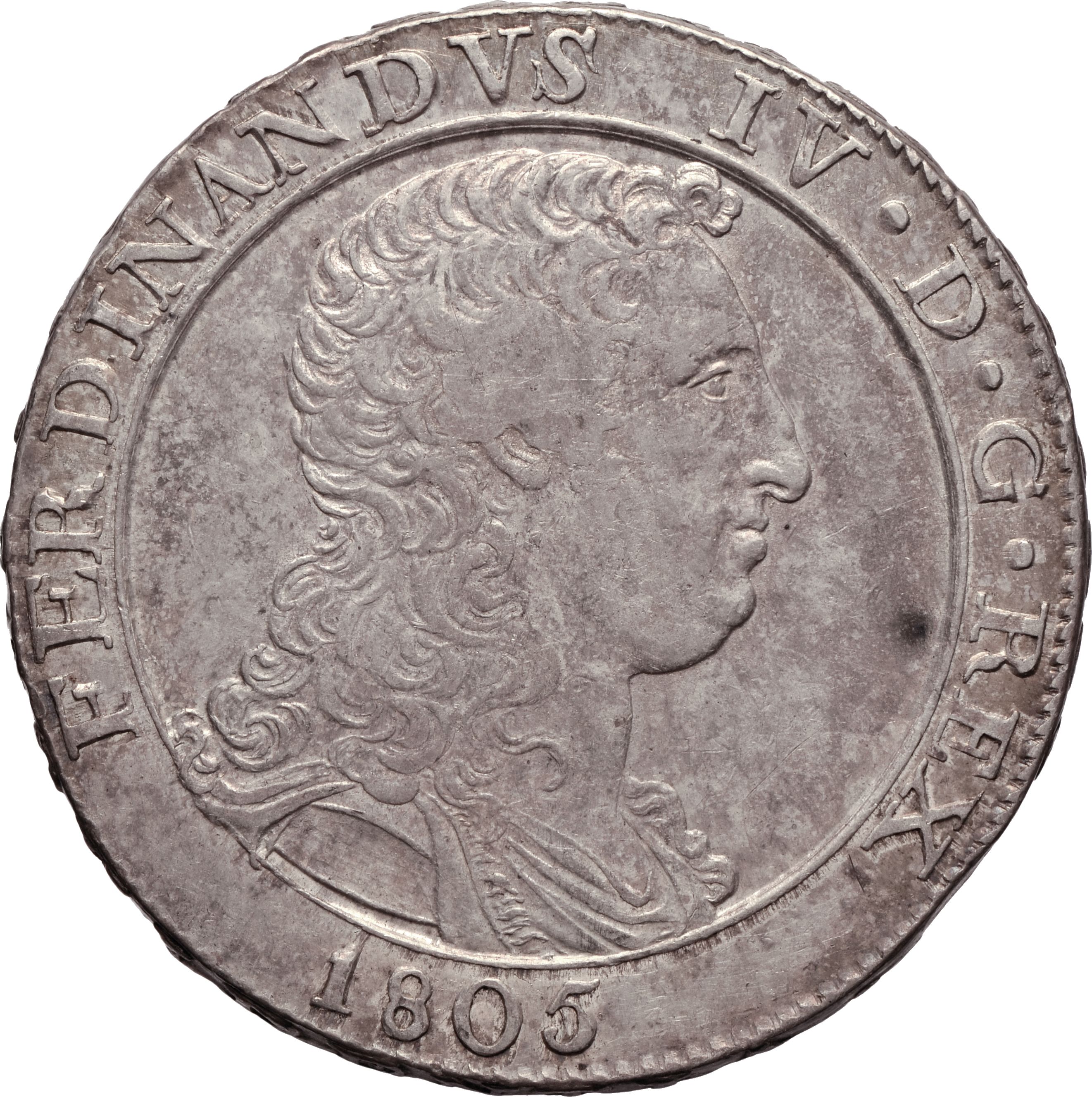 moneta - Piastra da 120 Grana (inizio SECOLI/ XIX)