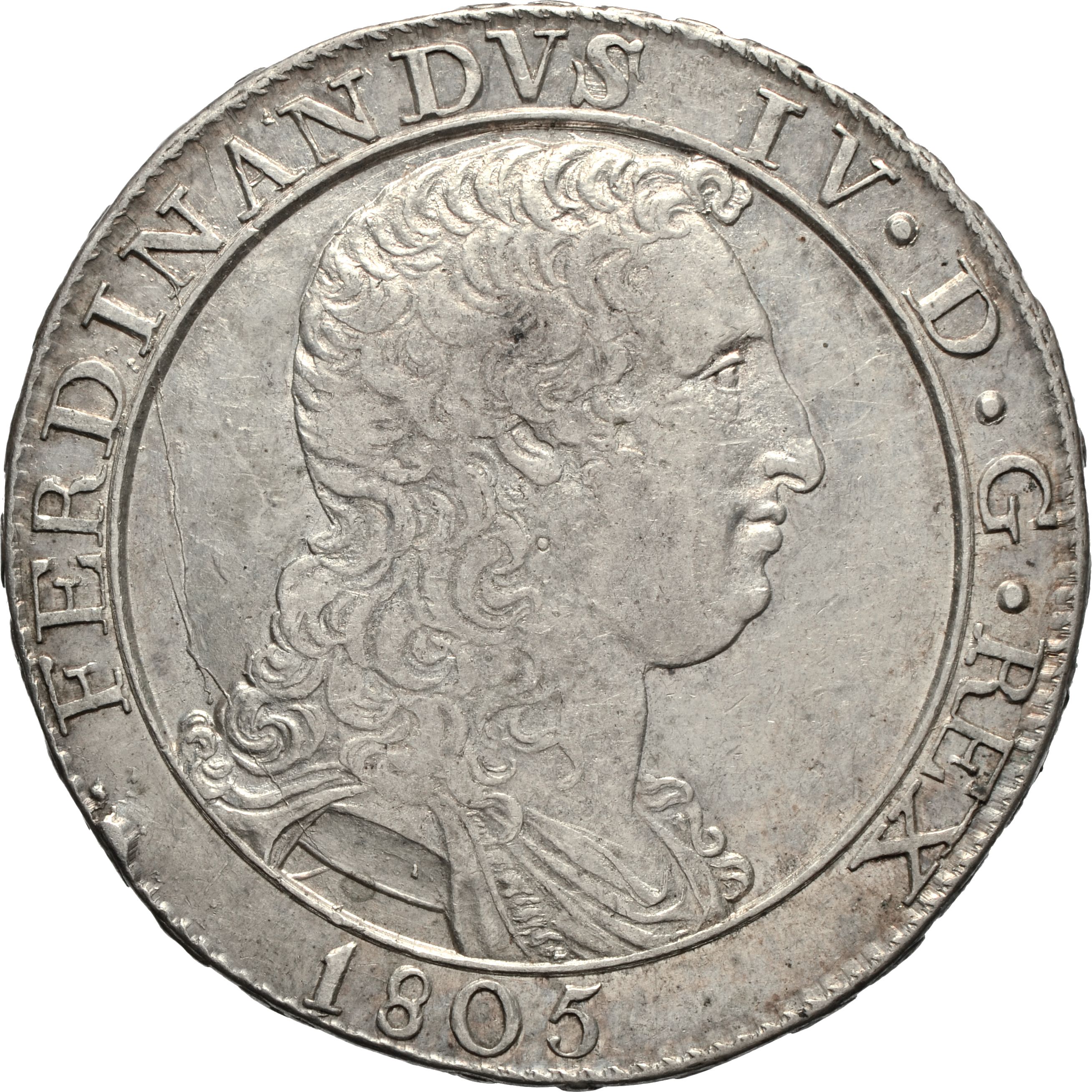 moneta - Piastra da 120 Grana (inizio SECOLI/ XIX)