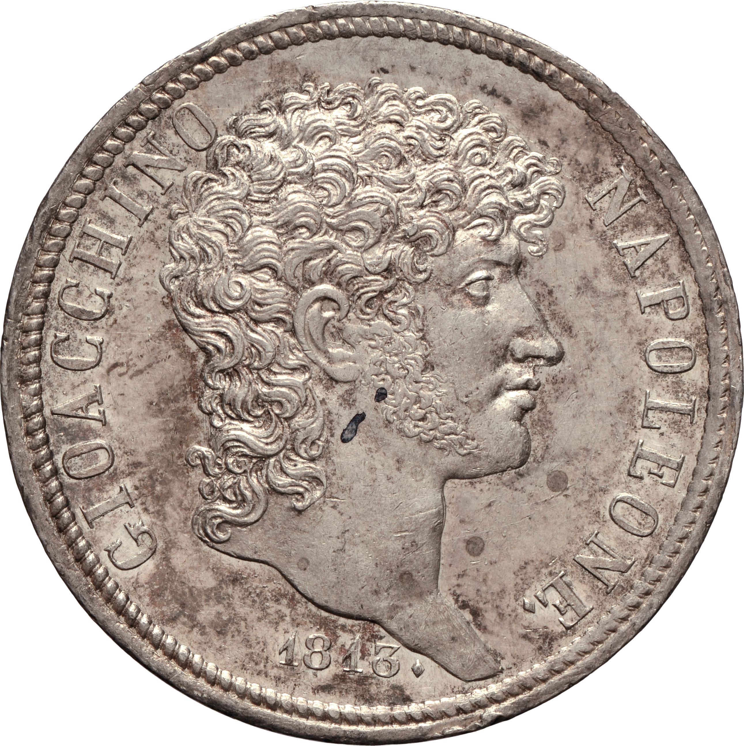 moneta - 5 Lire (anni dieci SECOLI/ XIX)