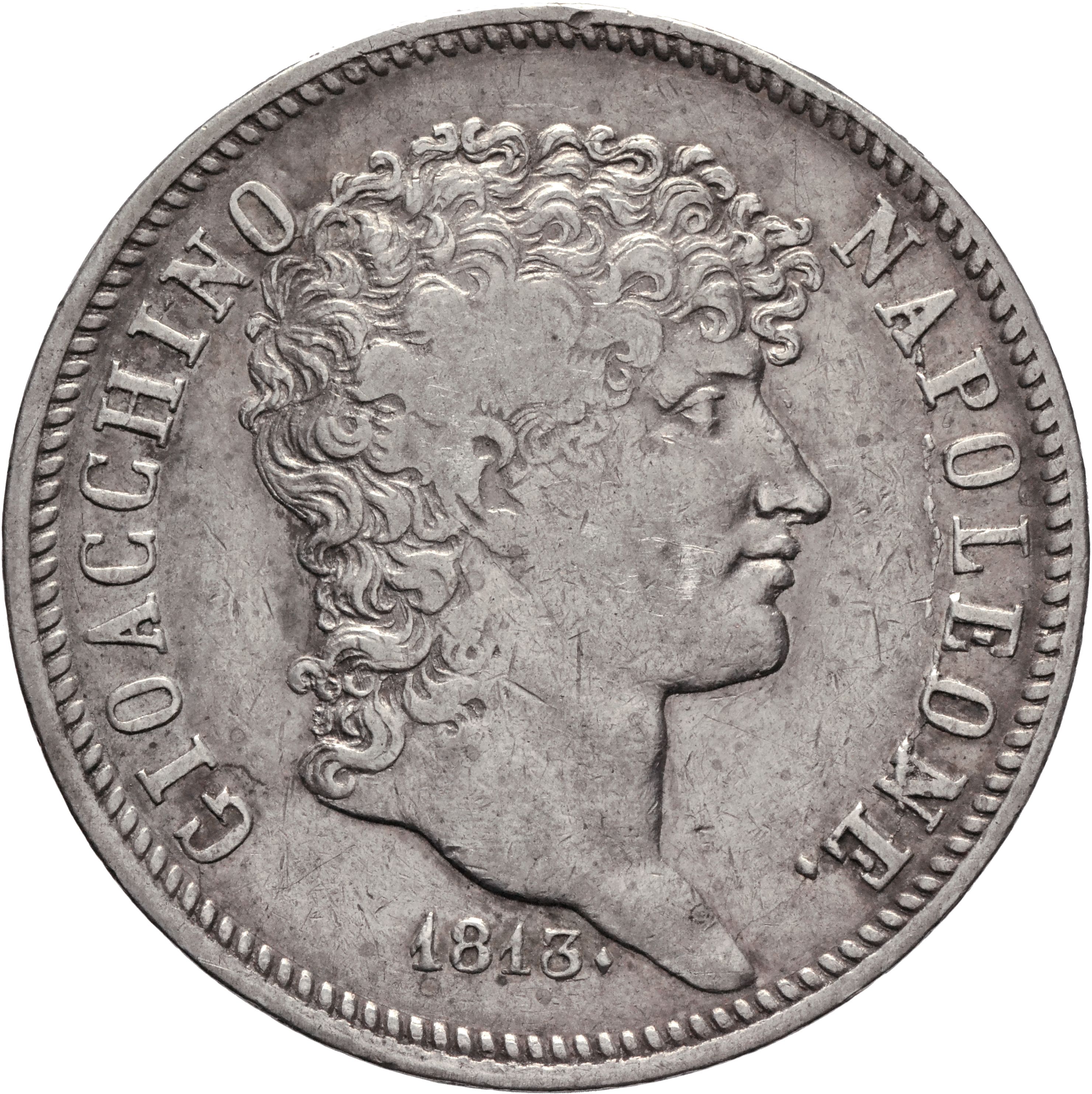 moneta - 5 Lire (anni dieci SECOLI/ XIX)