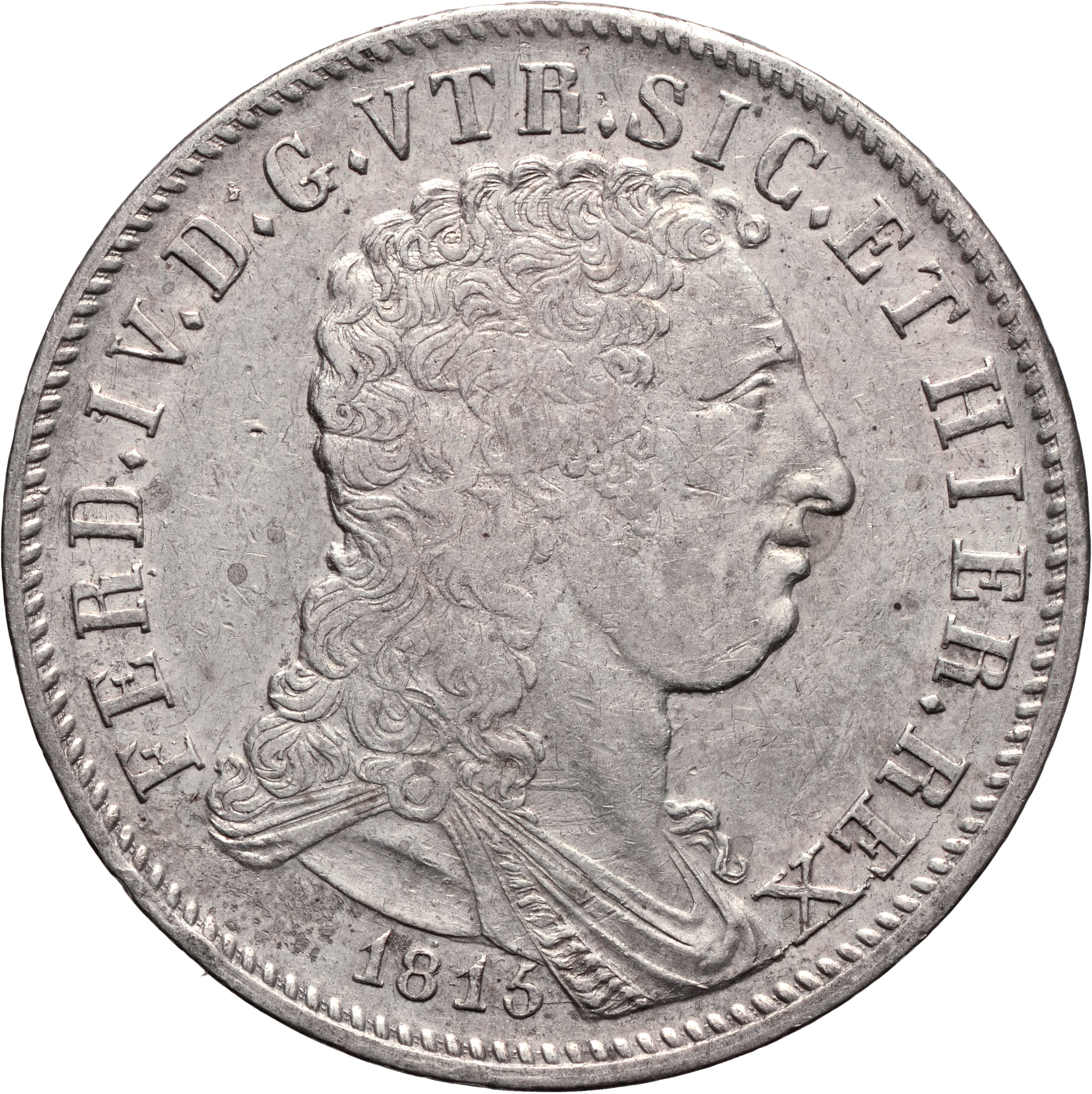 moneta - Piastra da 120 Grana (anni dieci SECOLI/ XIX)