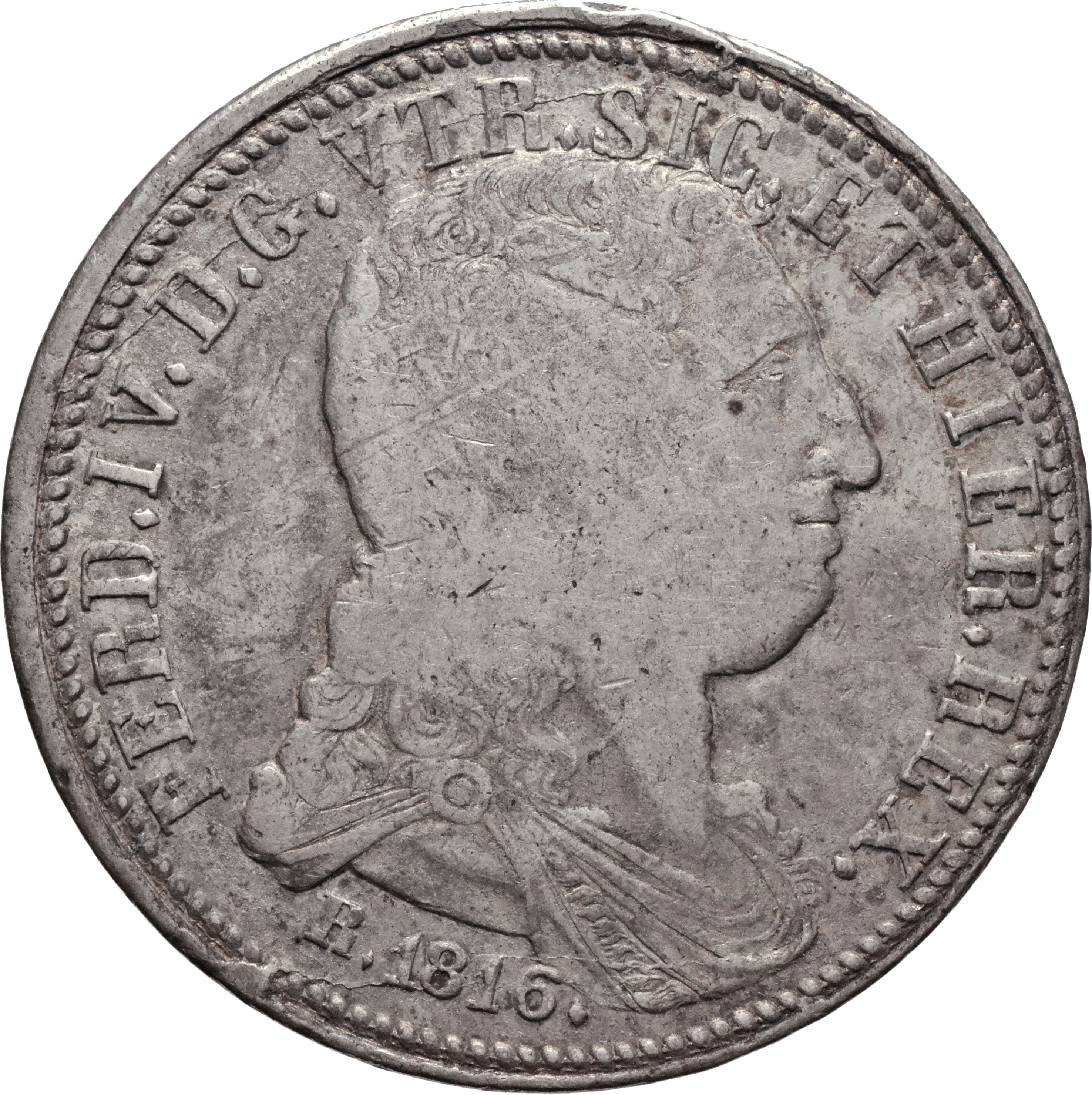 moneta - Piastra da 120 Grana (anni dieci SECOLI/ XIX)