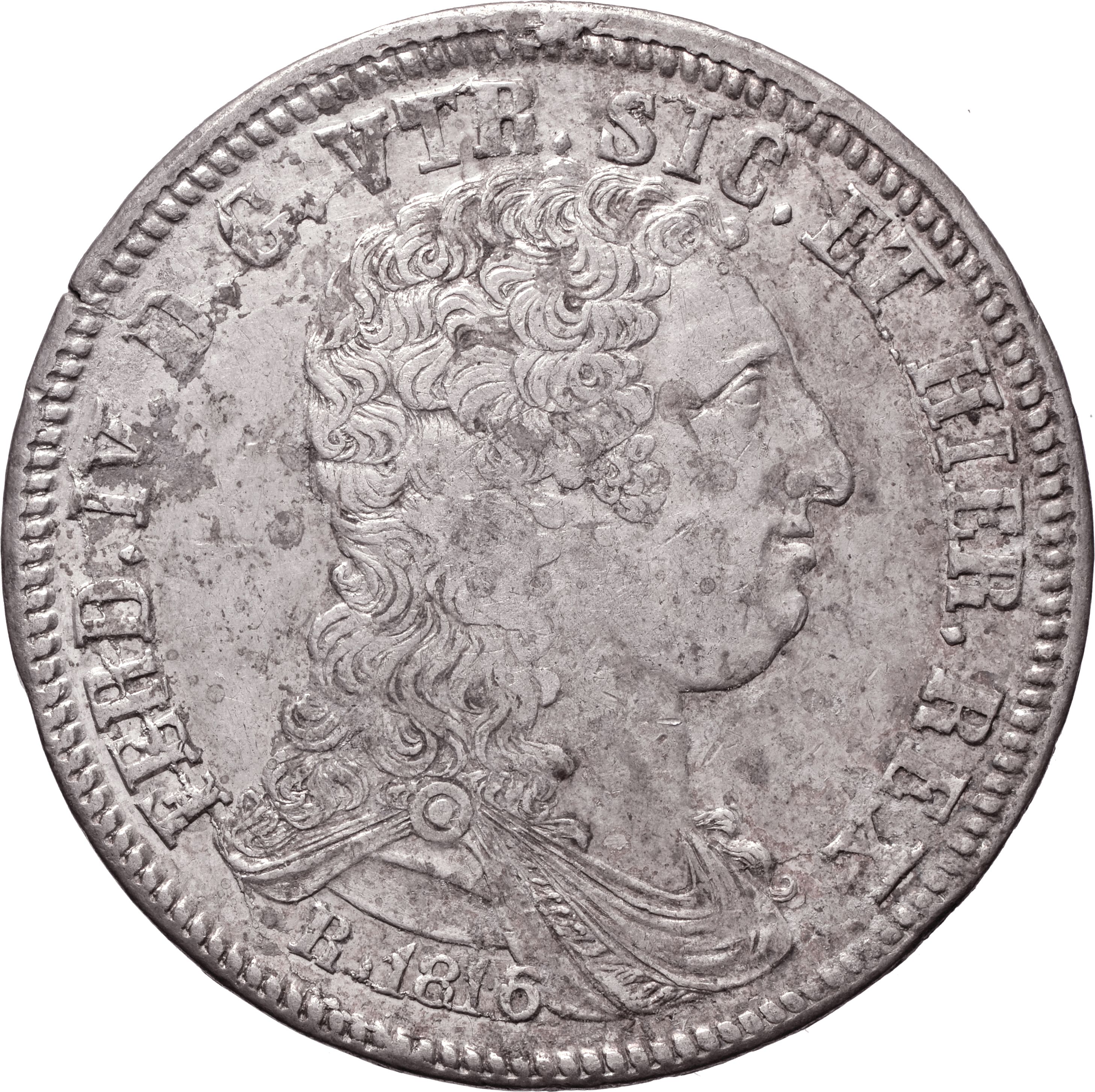 moneta - Piastra da 120 Grana (anni dieci SECOLI/ XIX)