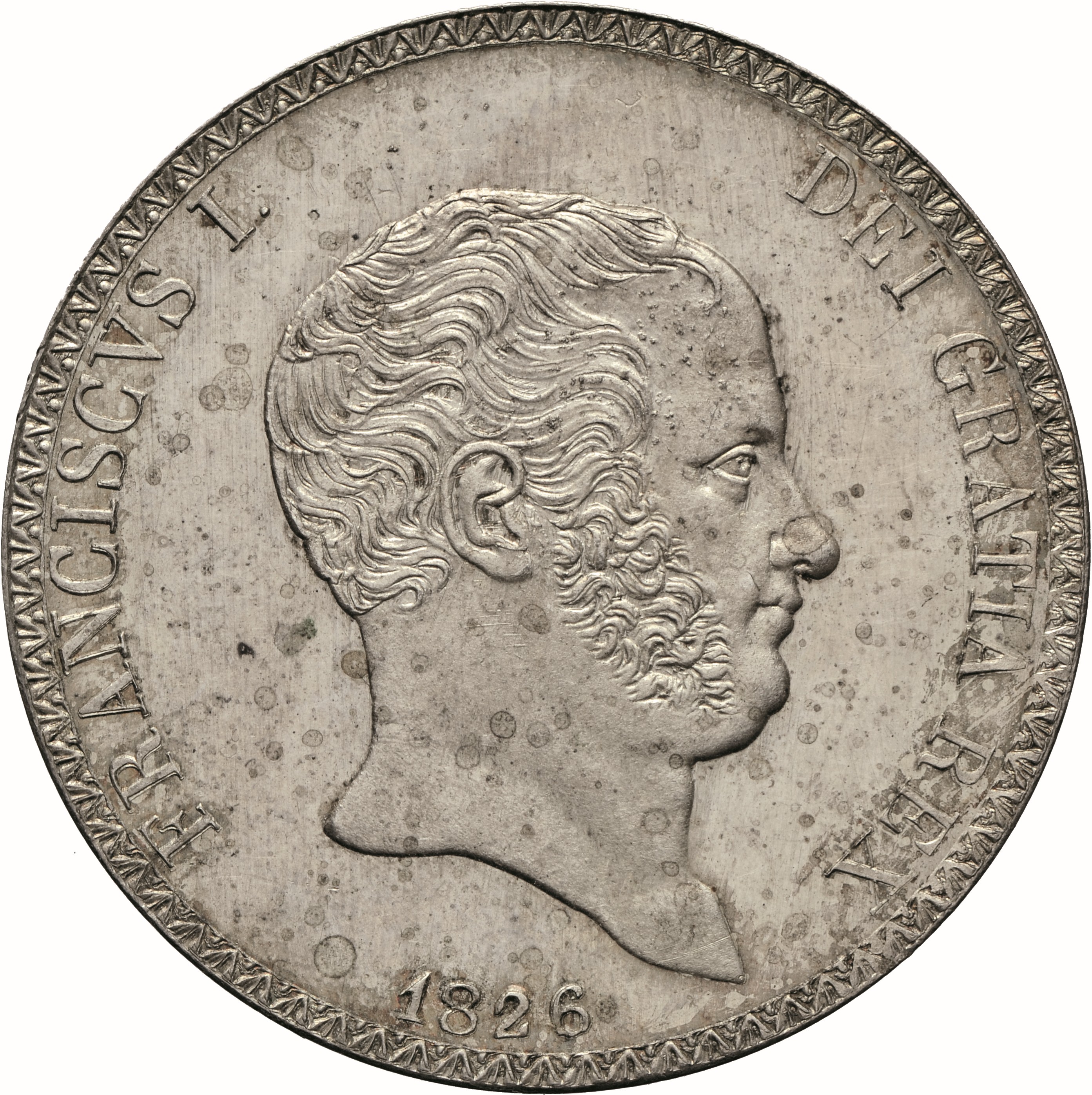 moneta - Mezza Piastra da 60 Grana (SECOLI/ XIX)