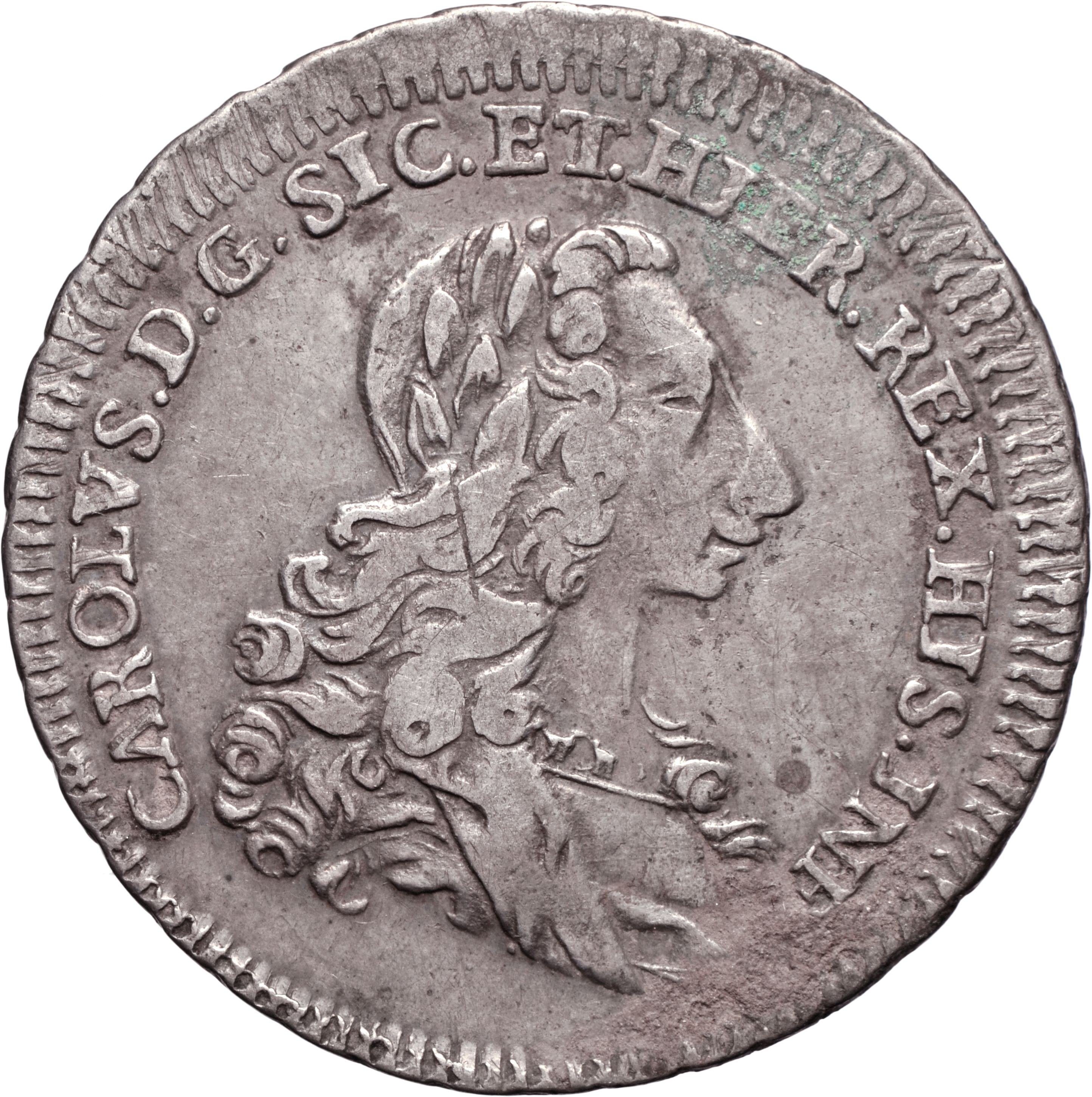 moneta - 6 Tarì (anni trenta SECOLI/ XVIII)