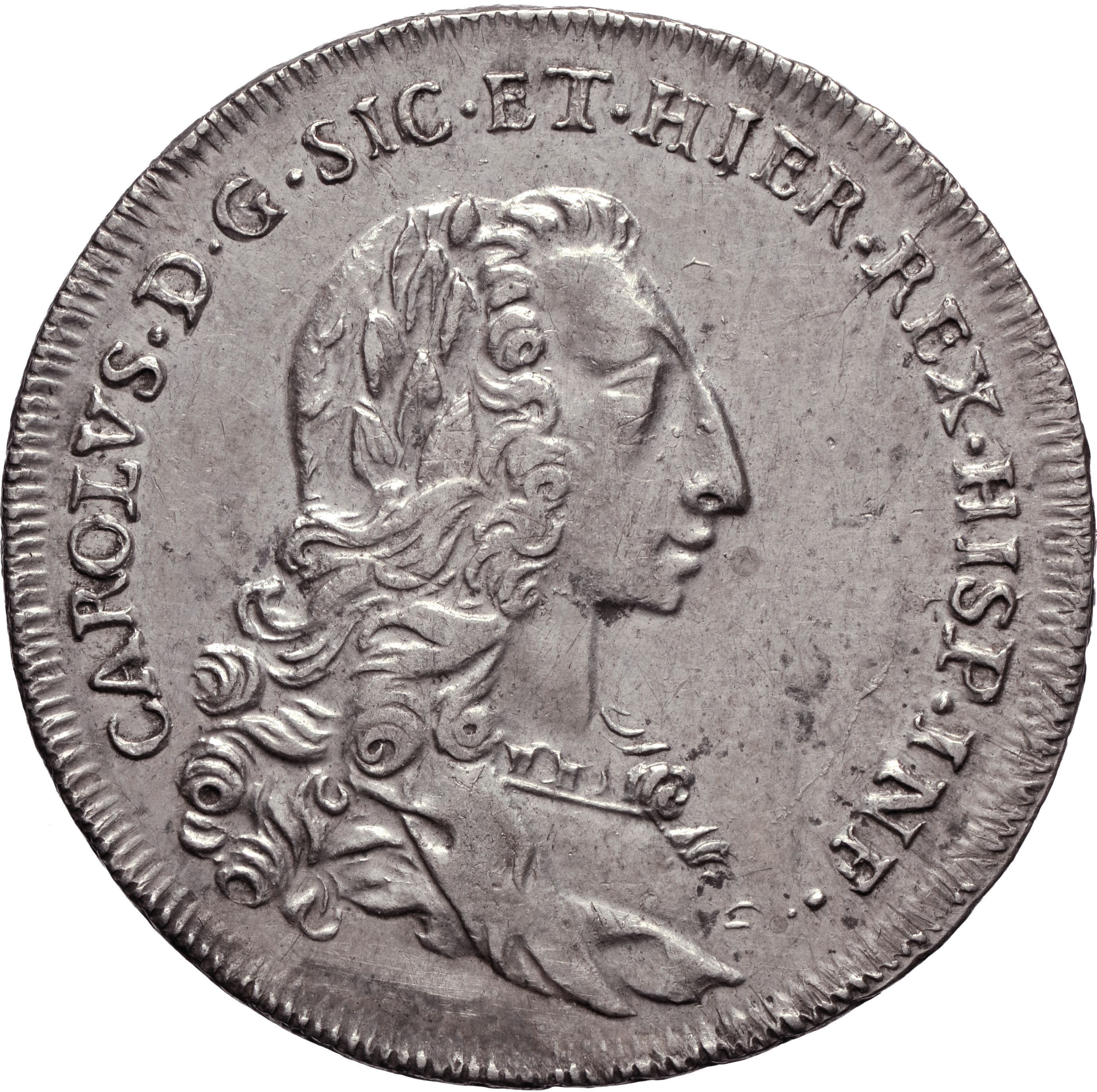 moneta - 6 Tarì (anni trenta SECOLI/ XVIII)