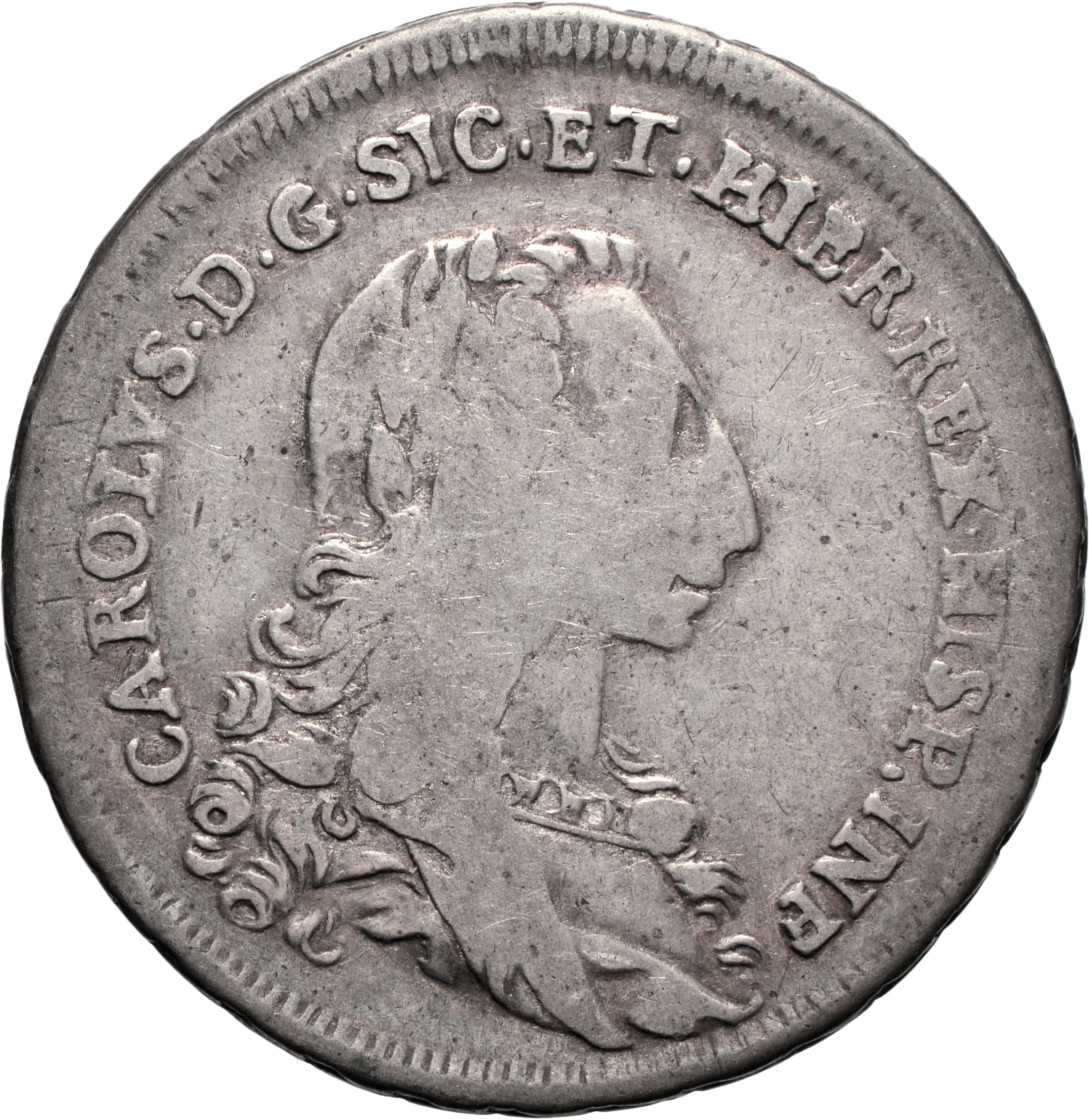 moneta - 6 Tarì (anni trenta SECOLI/ XVIII)