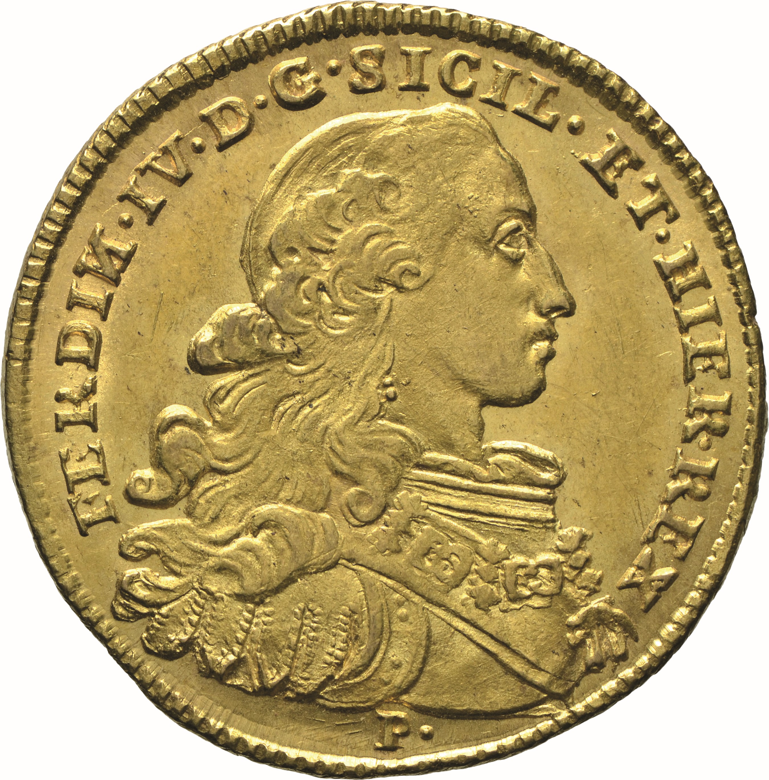 moneta - Doppia da 4 Ducati (seconda metà SECOLI/ XVIII)