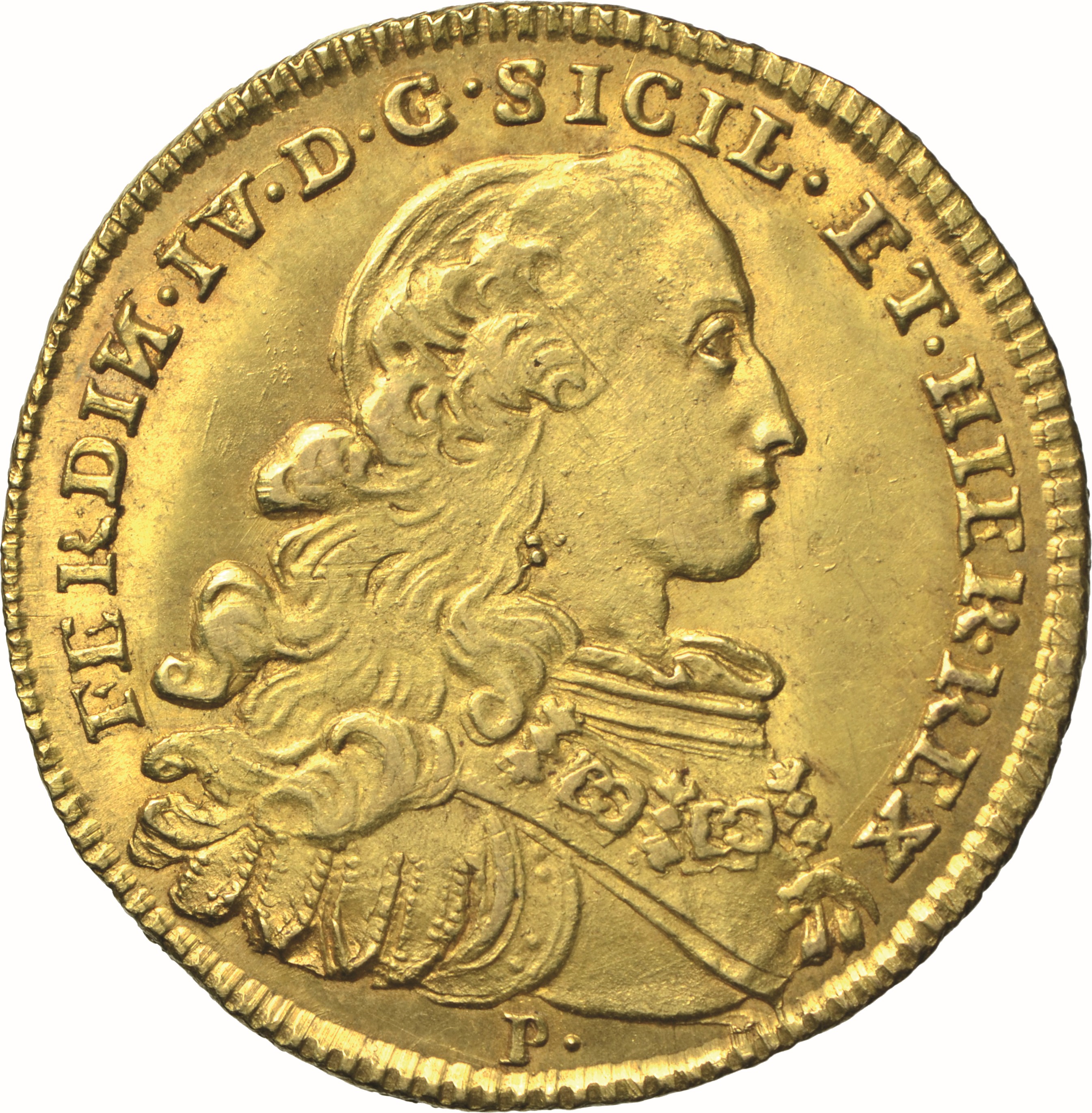 moneta - Doppia da 4 Ducati (seconda metà SECOLI/ XVIII)