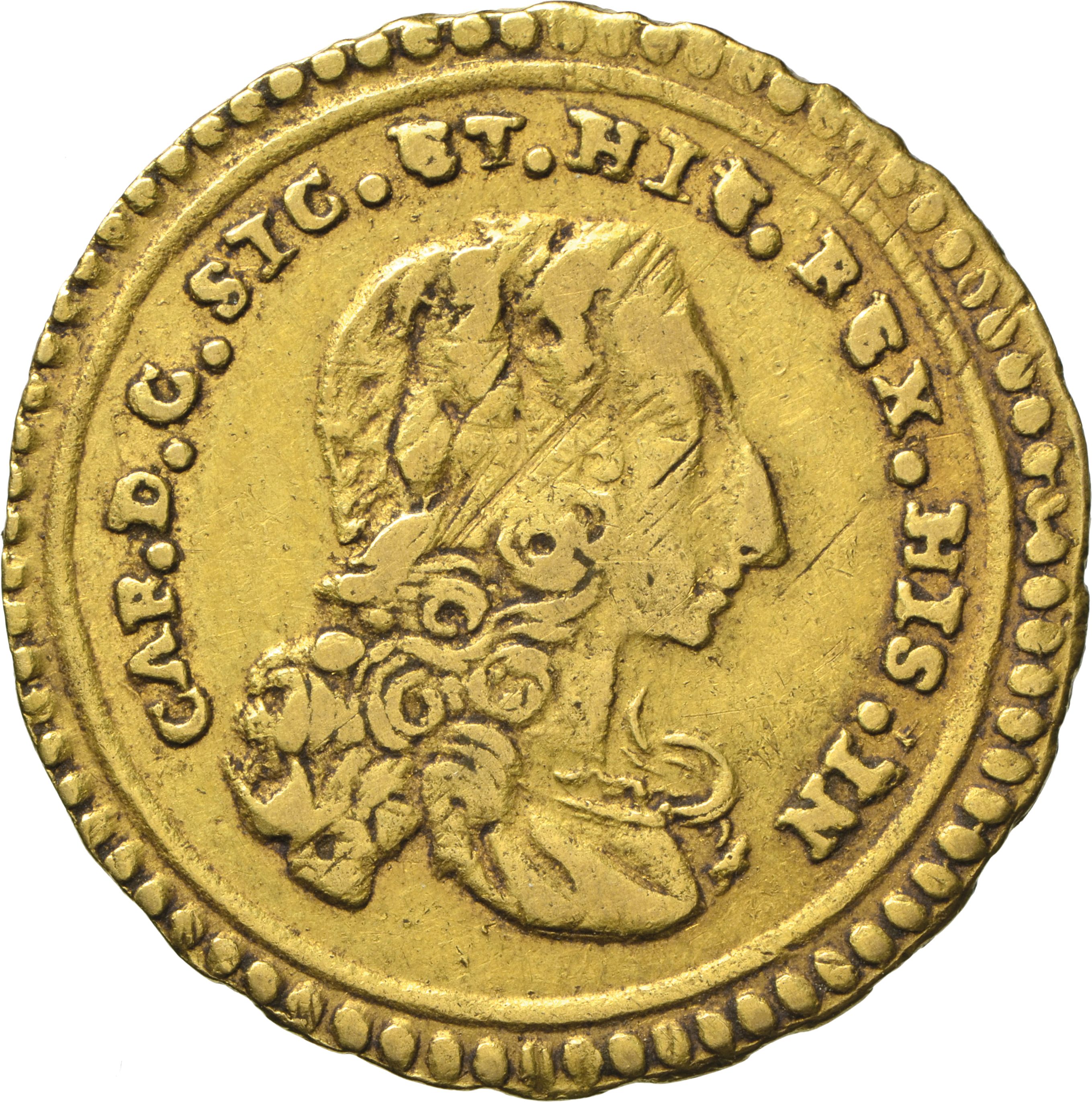 moneta - Oncia (anni quaranta SECOLI/ XVIII)