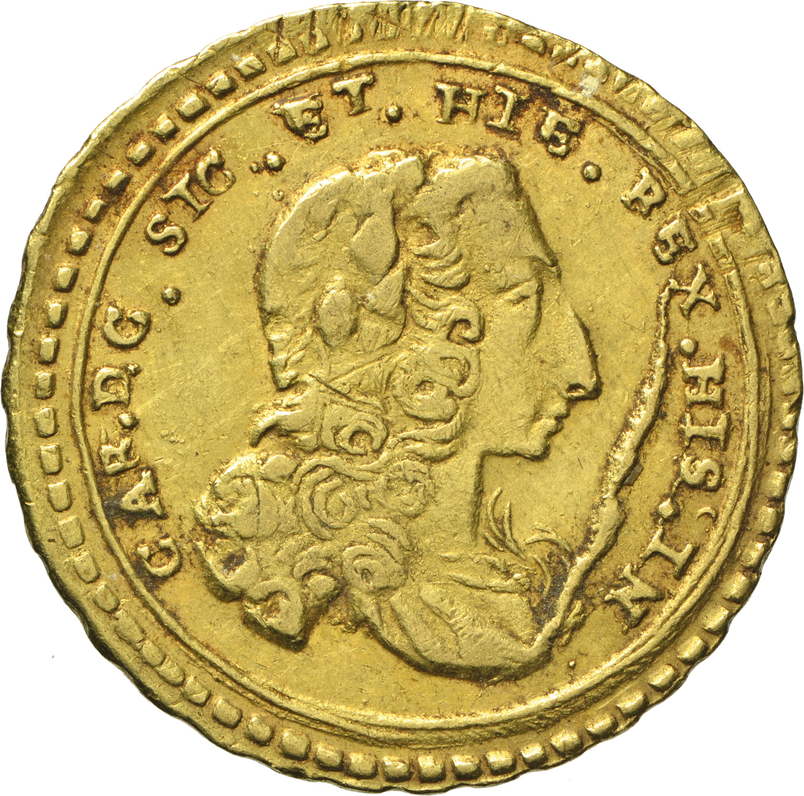 moneta - Oncia (anni quaranta SECOLI/ XVIII)