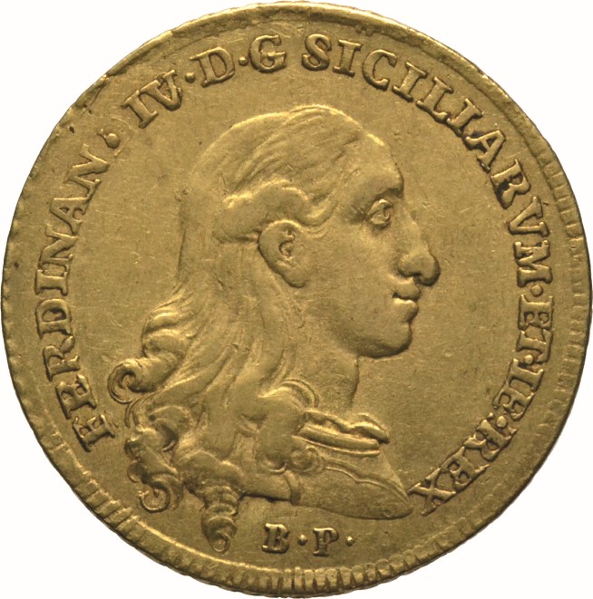 moneta - Oncia da 6 Ducati (seconda metà SECOLI/ XVIII)