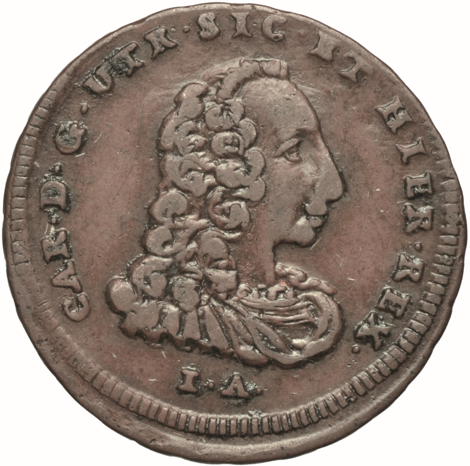 moneta - Tornese da 6 Cavalli (SECOLI/ XVIII)