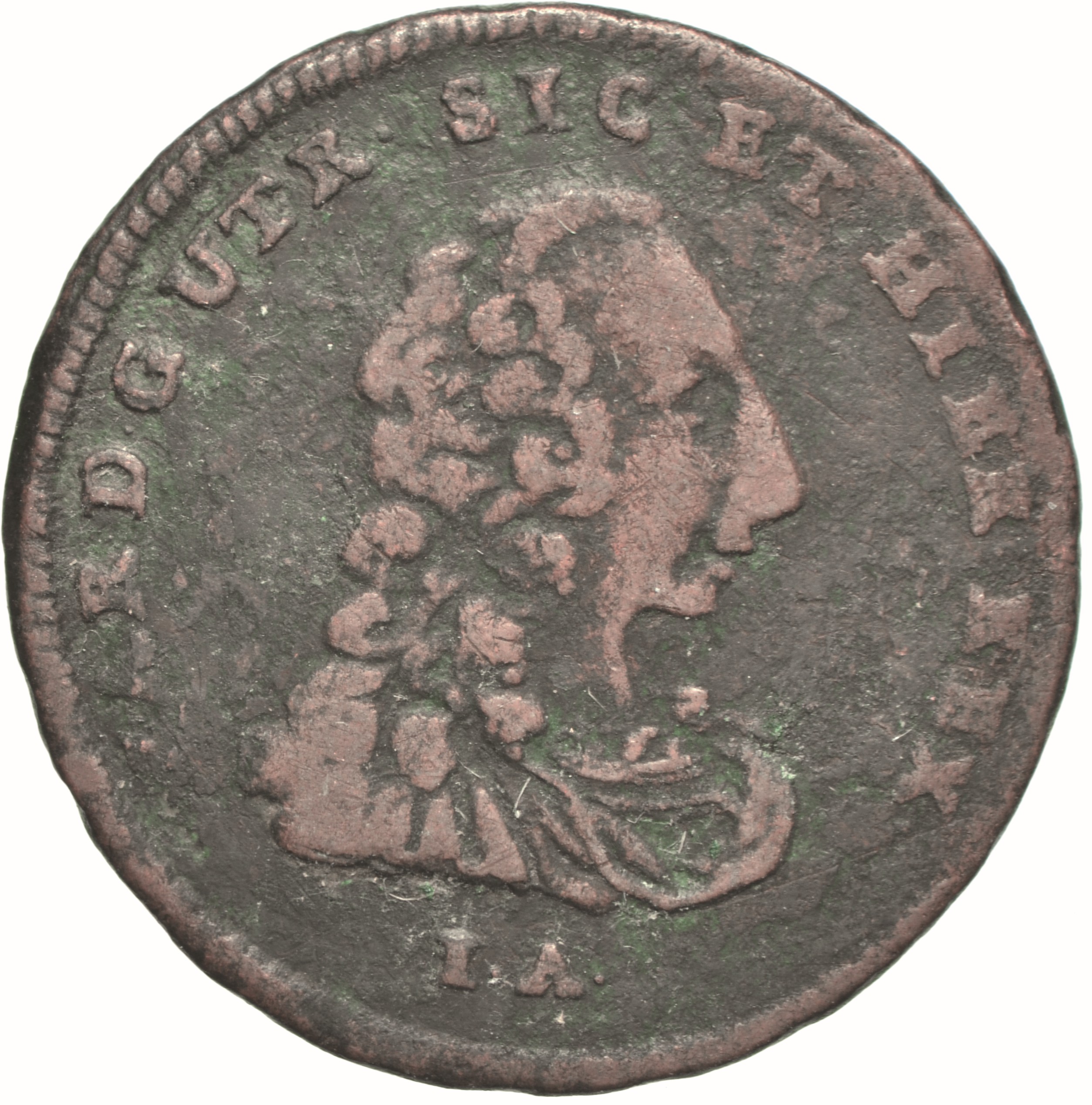 moneta - Tornese da 6 Cavalli (SECOLI/ XVIII)