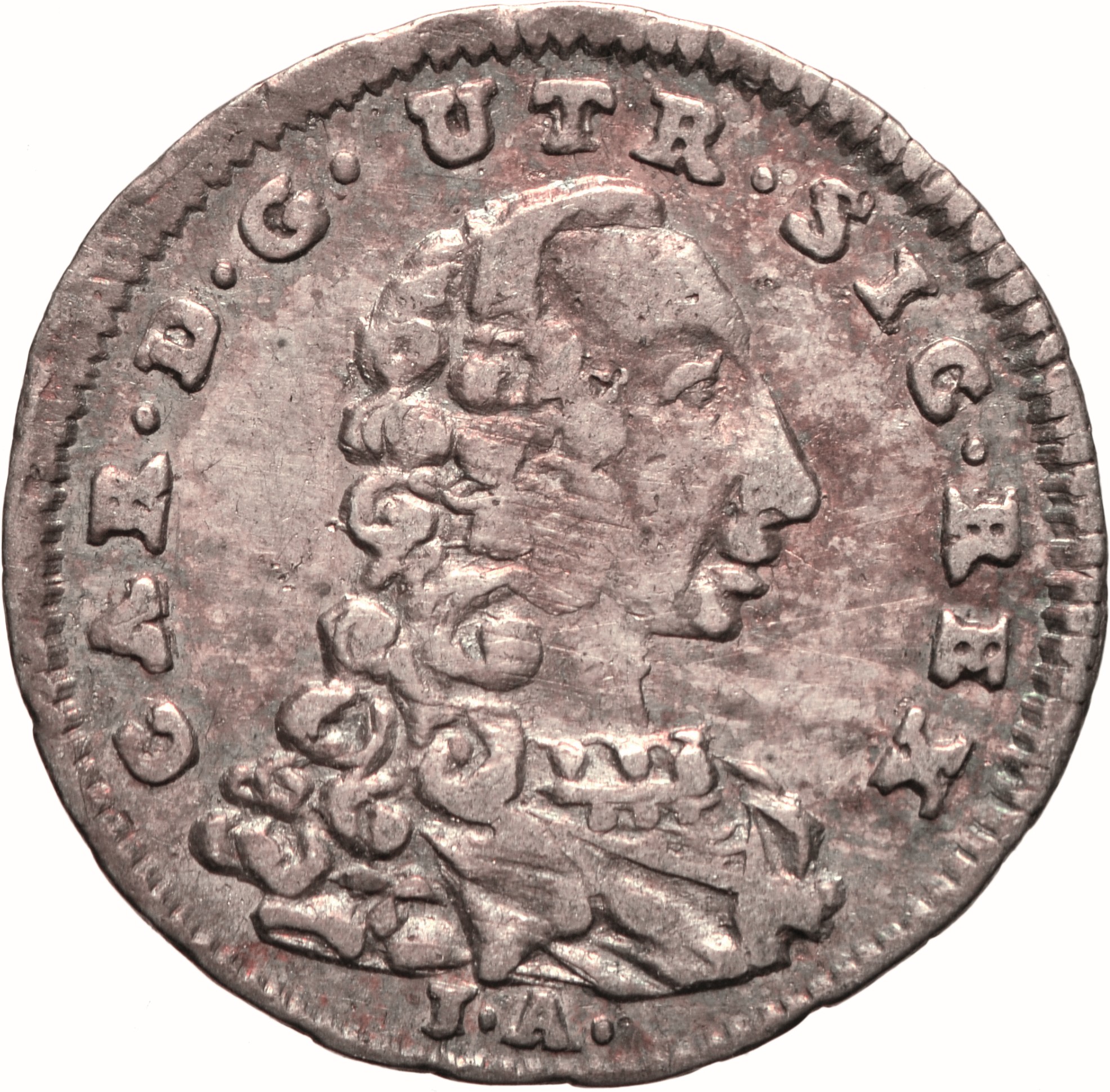 moneta - Mezzo Carlino da 5 Grana (SECOLI/ XVIII)