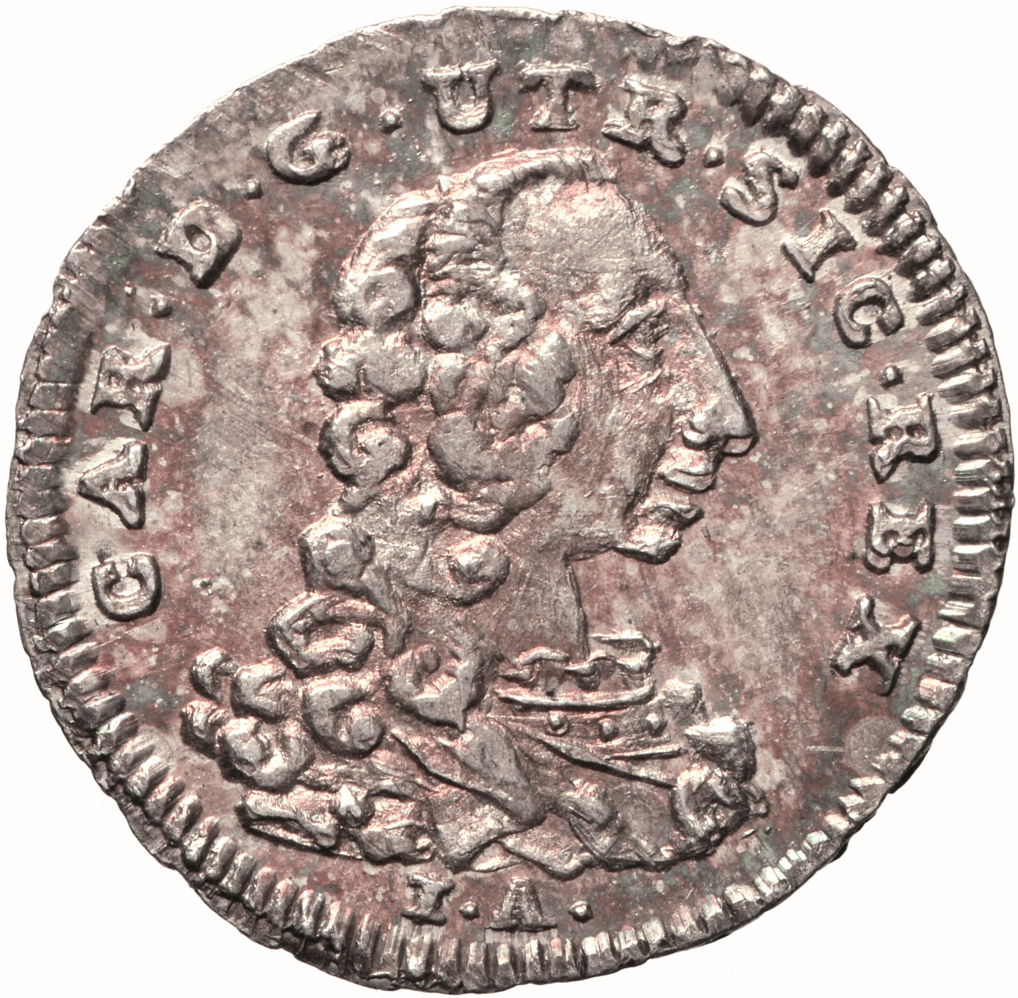 moneta - Mezzo Carlino da 5 Grana (SECOLI/ XVIII)