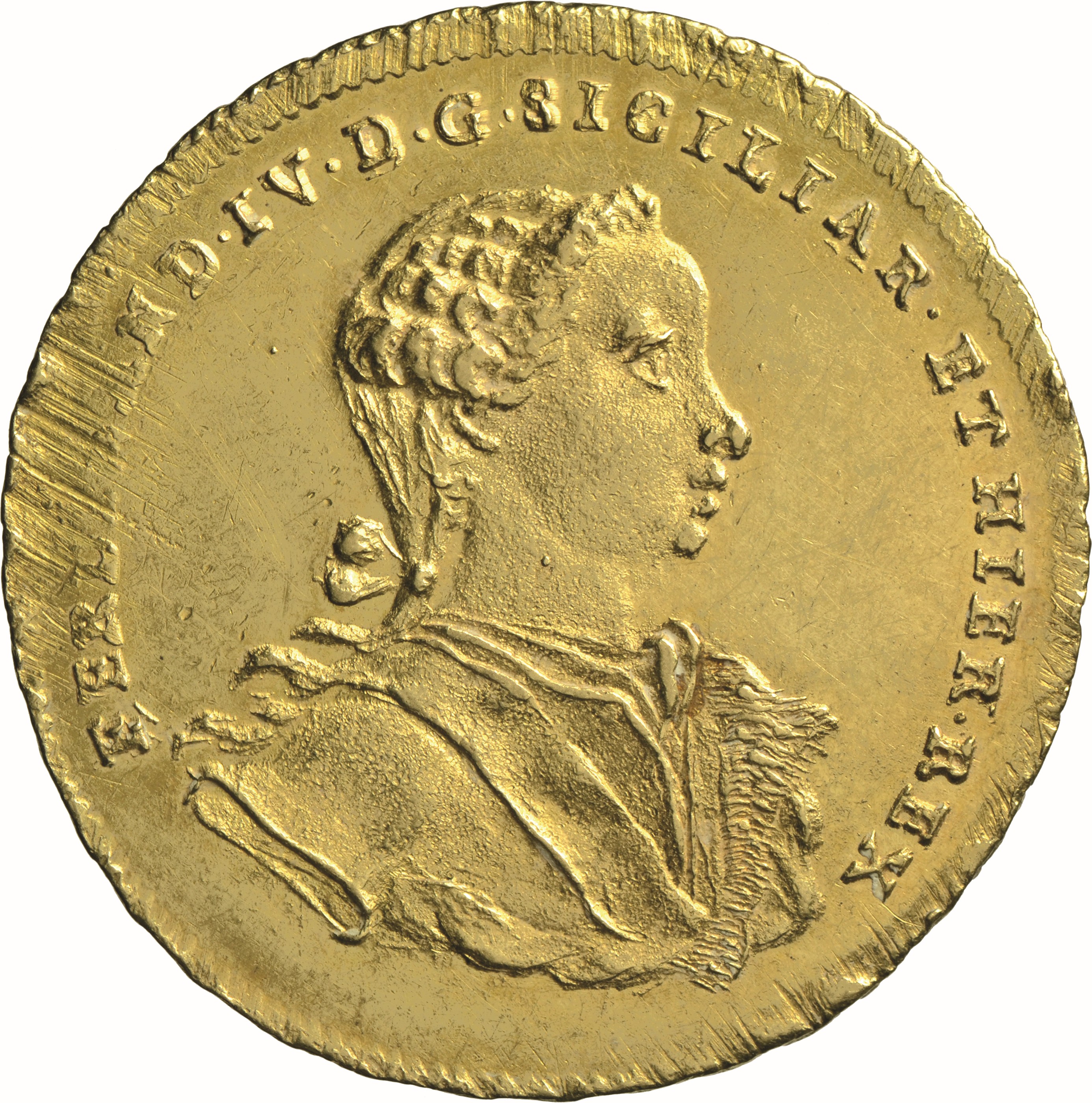 moneta - Oncia da 6 Ducati (SECOLI/ XVIII)